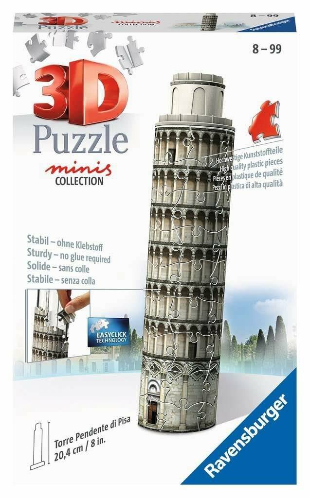 RAVENSBURGER 3D-Puzzle Mini Schiefer Turm von Pisa 54 Teile