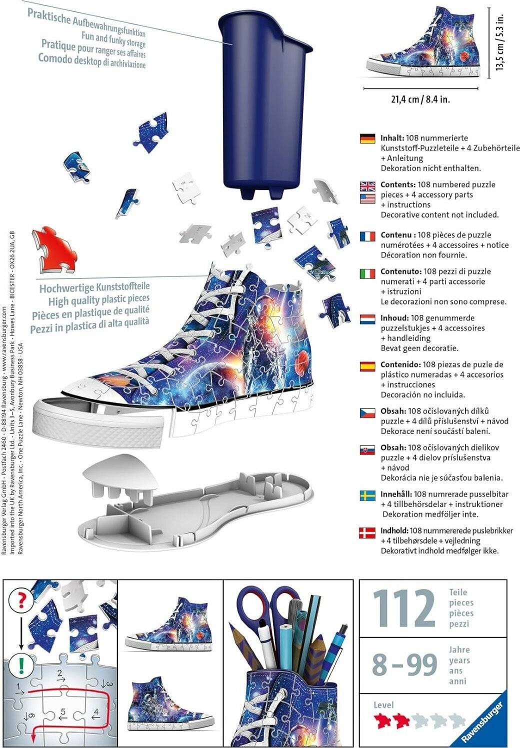 Ravensburger 3D Puzzle - Sneaker Galaxy