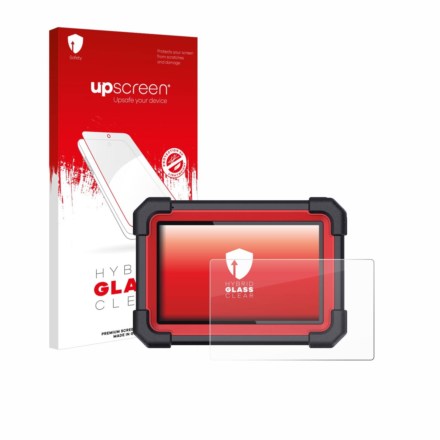 upscreen Hybrid Glas Panzer-Folie für Launch X-431 CRP 919E BT