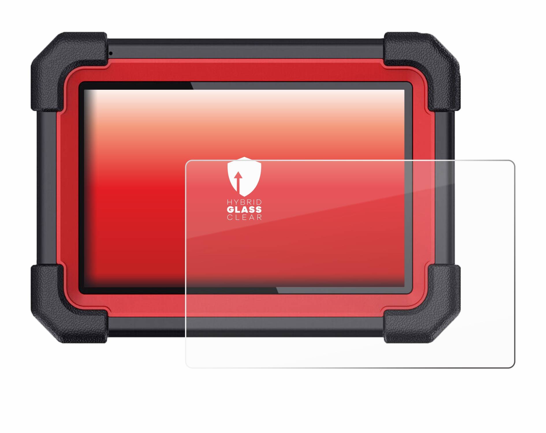 upscreen Hybrid Glas Panzer-Folie für Launch X-431 CRP 919E BT