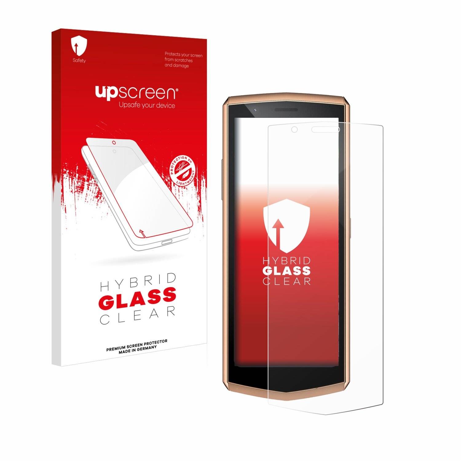 upscreen Hybrid Glas Panzer-Folie für Cubot Pocket