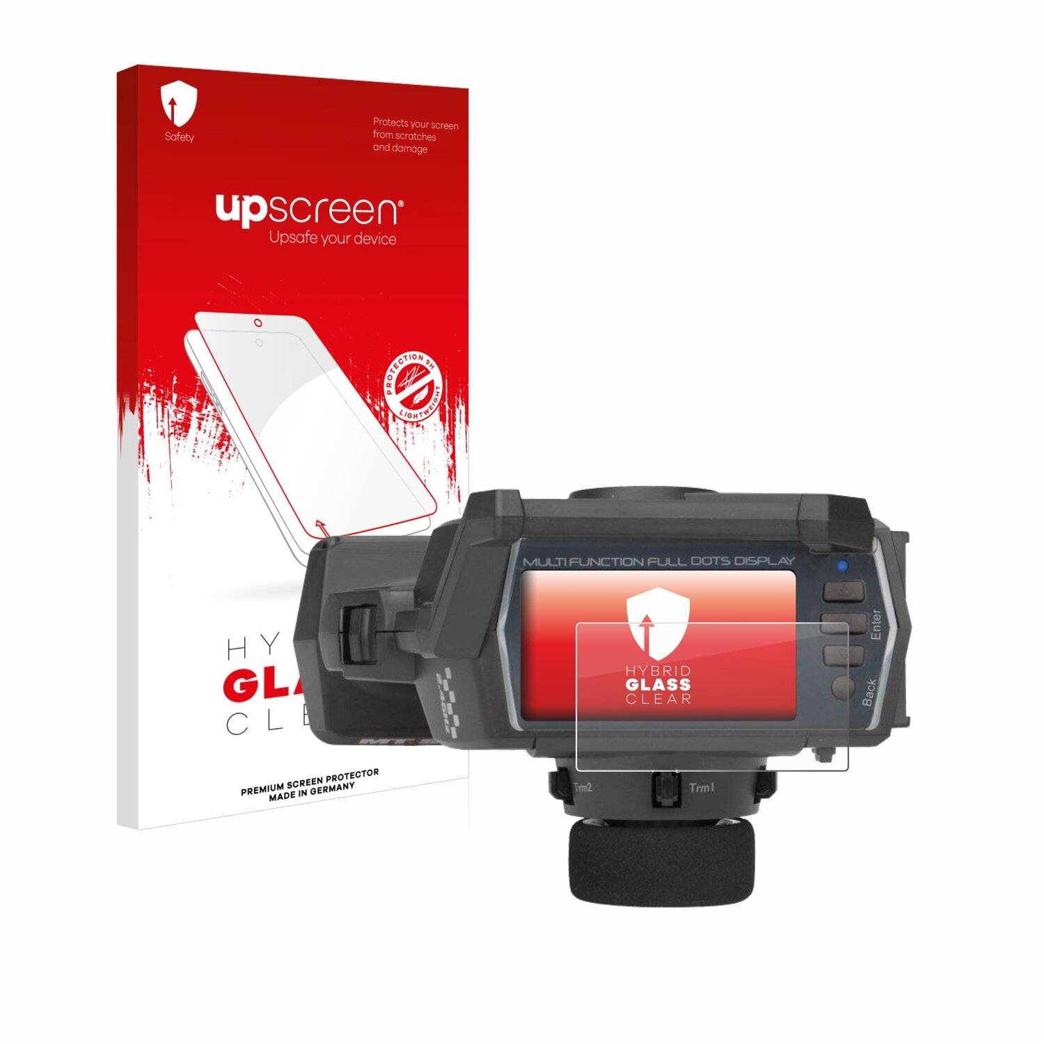 upscreen Hybrid Glas Panzer-Folie für Sanwa