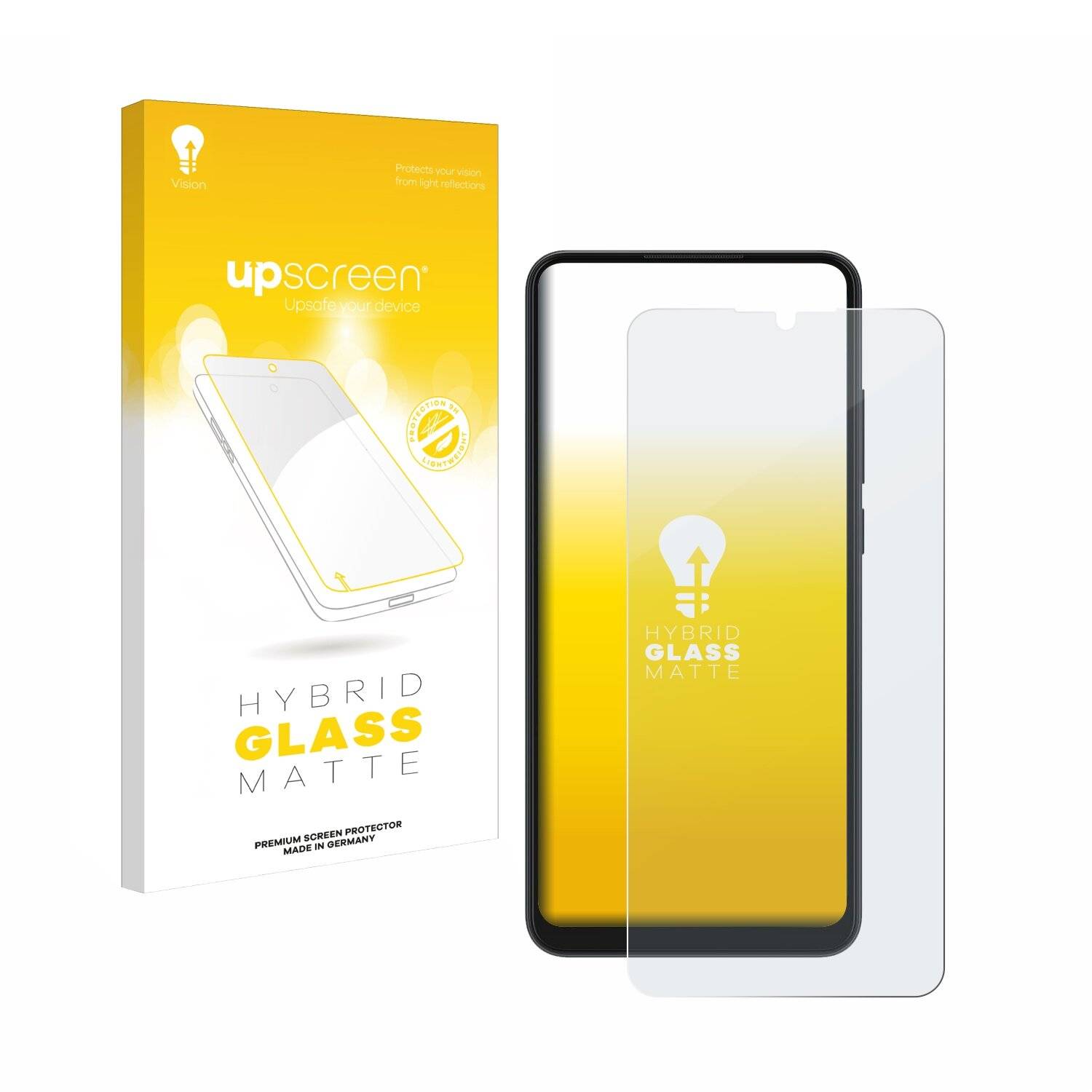 upscreen Hybrid Glas Matt Panzer-Folie für ZTE Blade