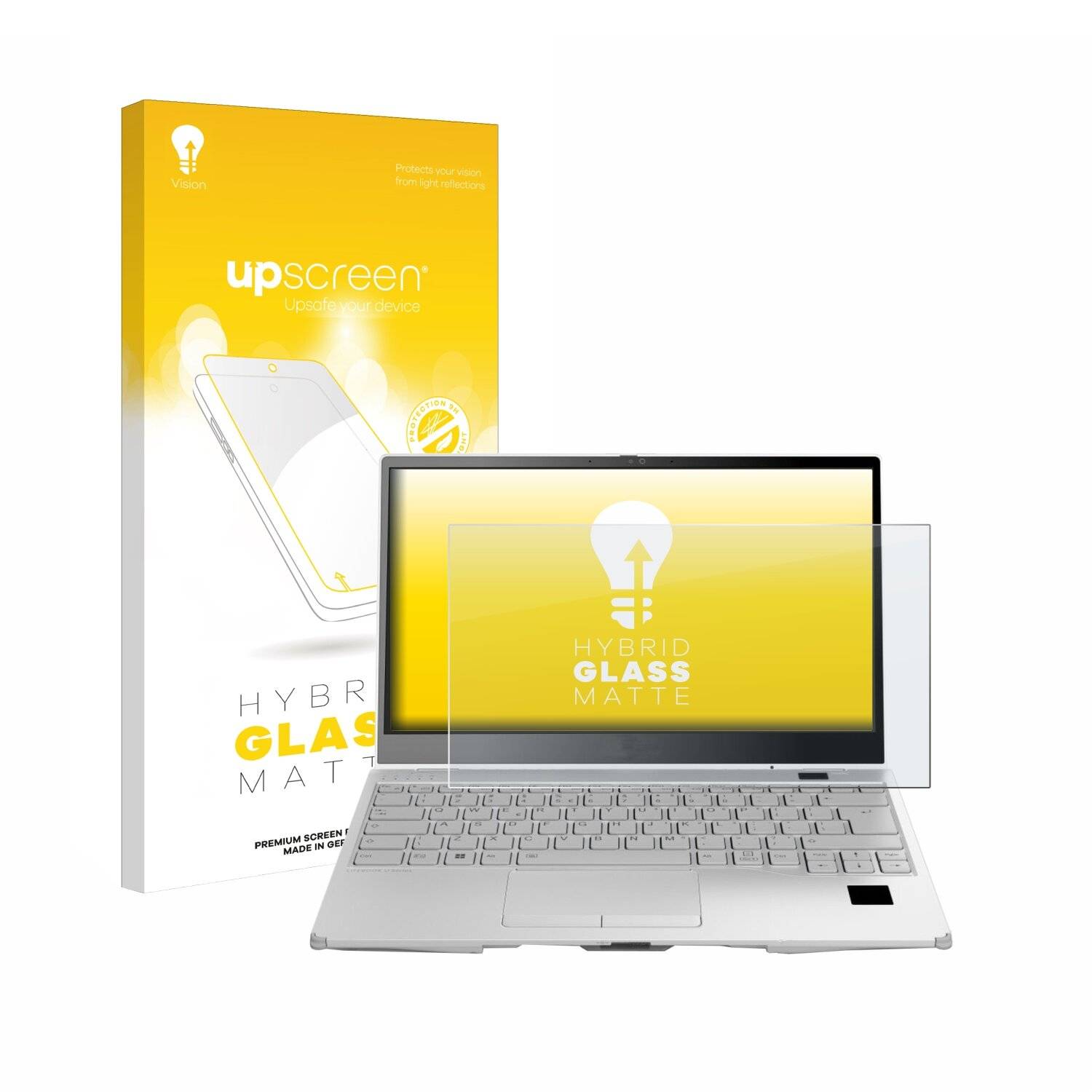 upscreen Hybrid Glas Matt Panzer-Folie für Fujitsu Lifebook