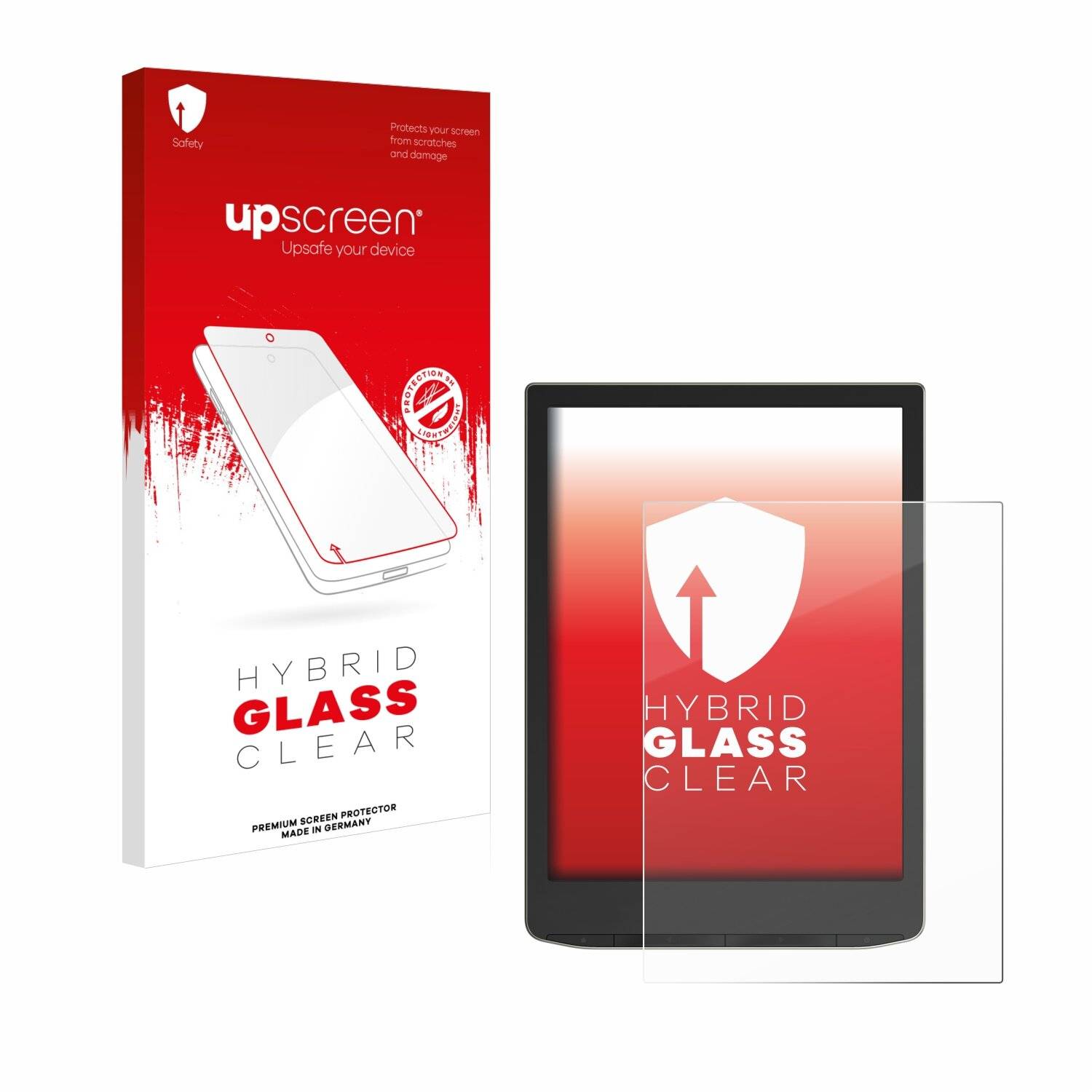 upscreen Hybrid Glas Panzer-Folie für PocketBook InkPad Color