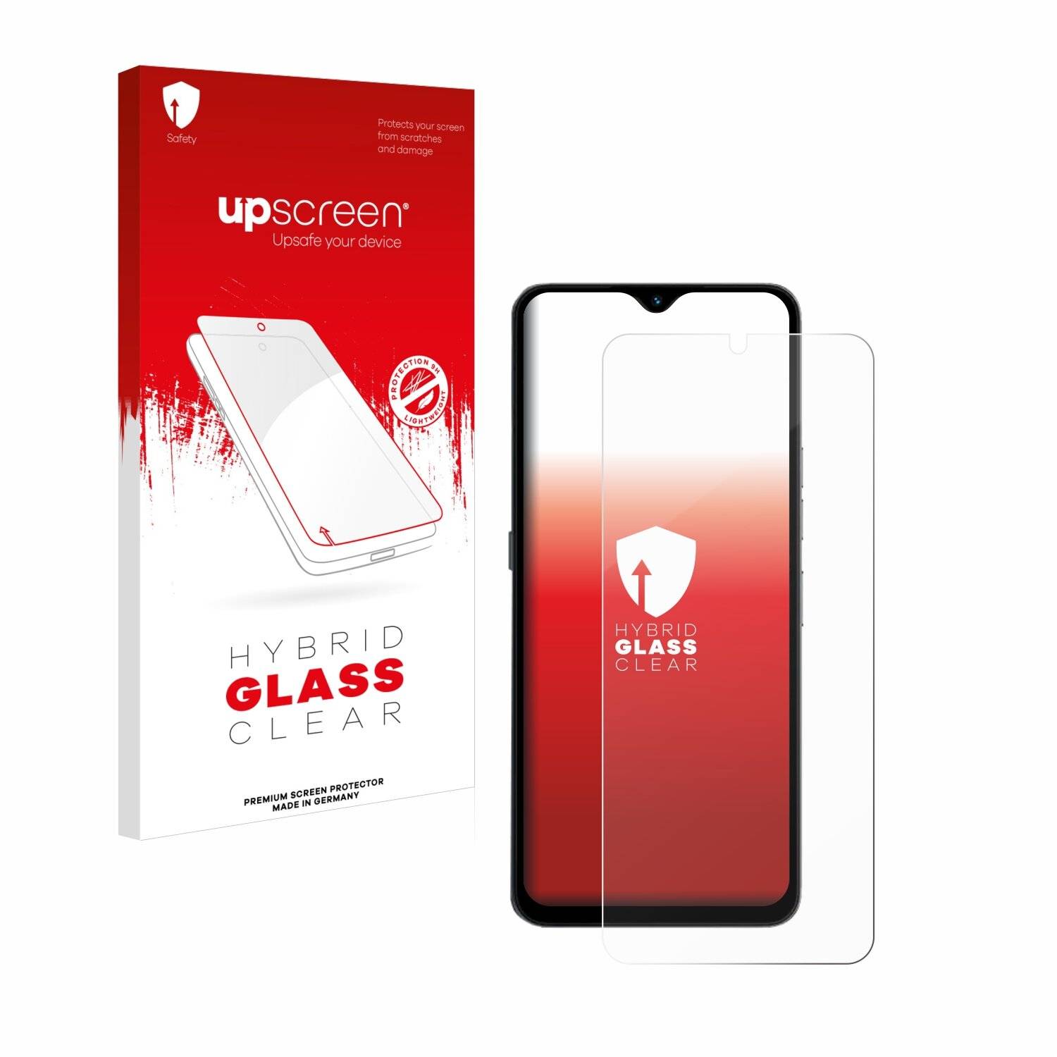 upscreen Hybrid Glas Panzer-Folie für Umidigi