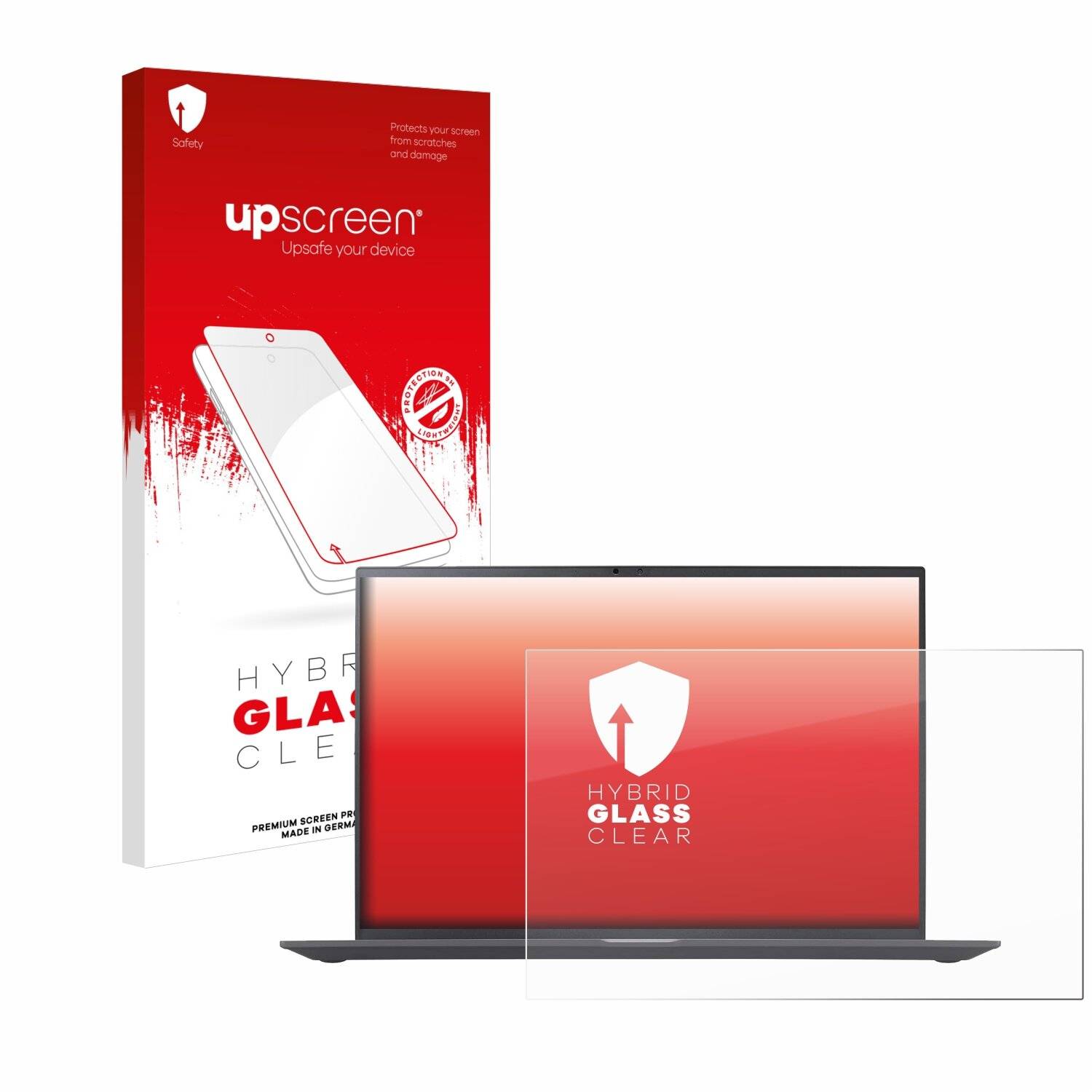 upscreen Hybrid Glas Panzer-Folie für LG gram 16''