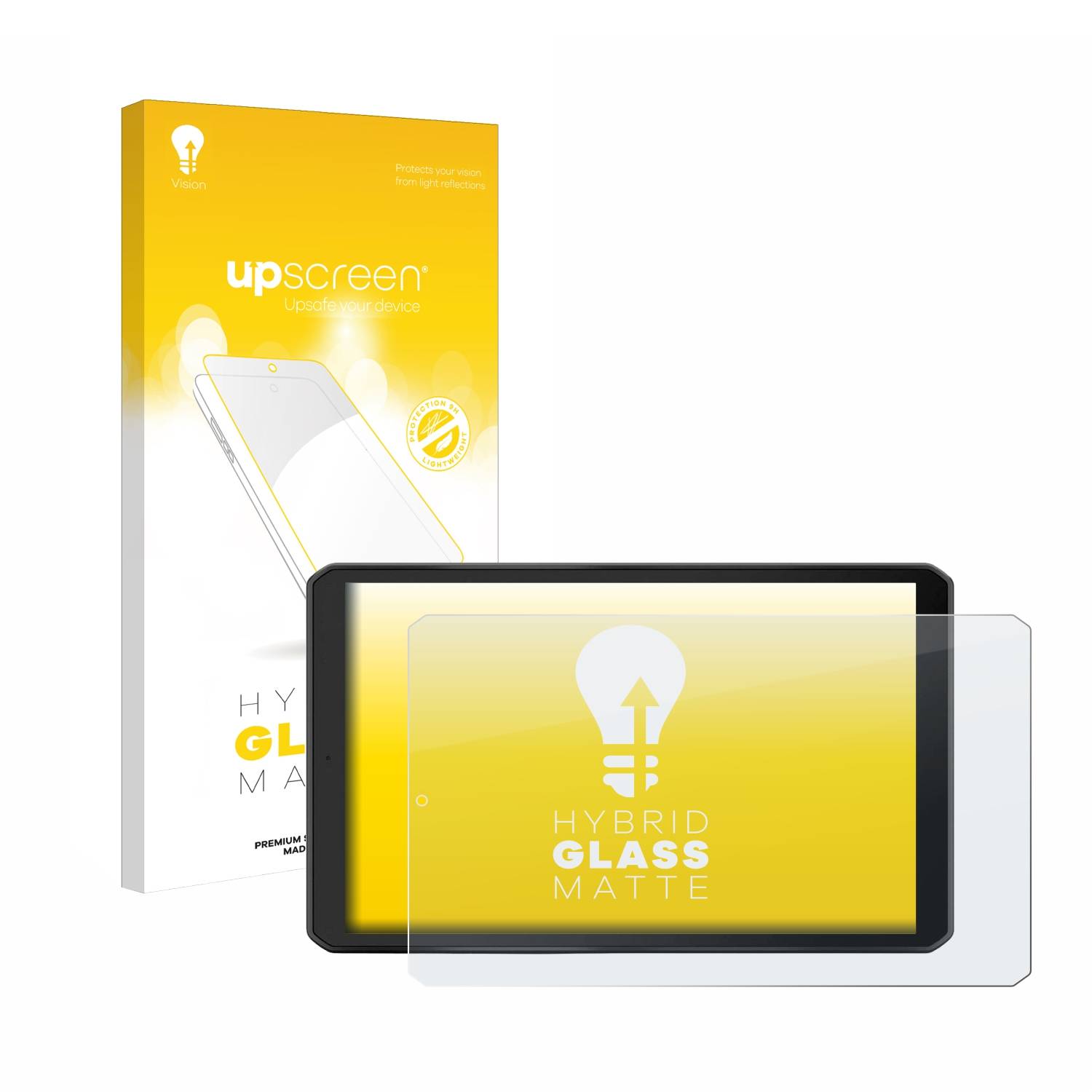 upscreen Hybrid Glas Matt Panzer-Folie für Garmin Camper 895