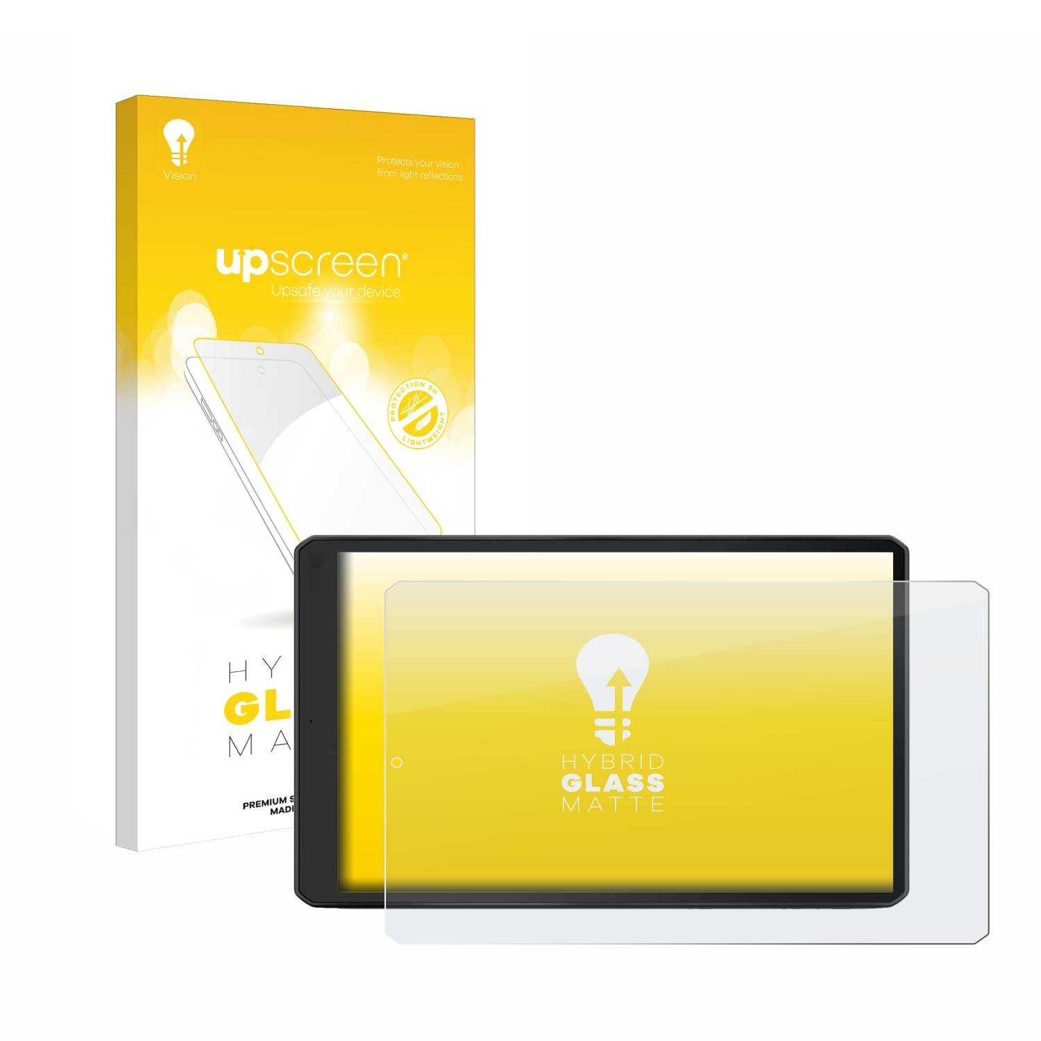 upscreen Hybrid Glas Matt Panzer-Folie für Garmin Camper 1095