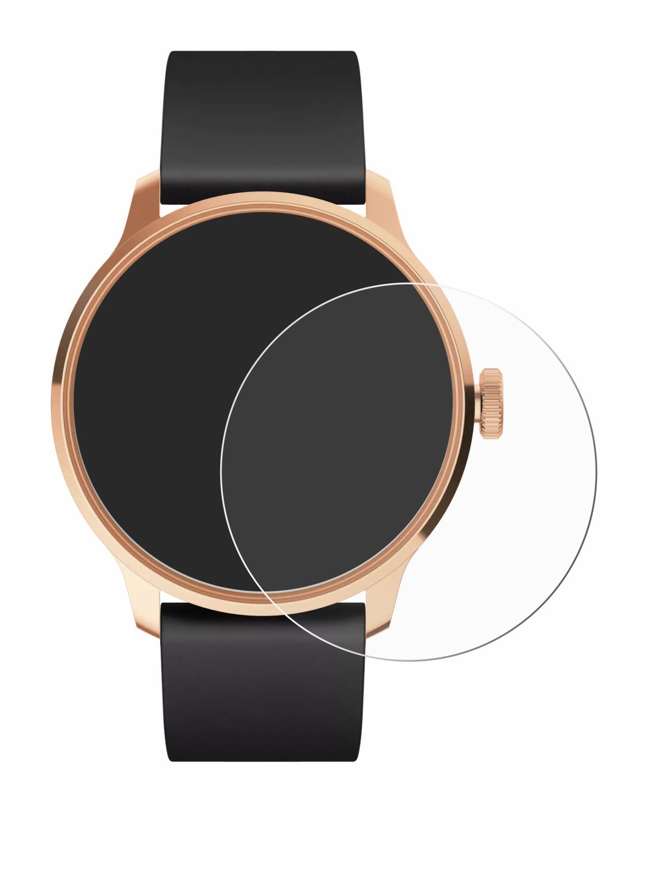 upscreen Scratch Shield Schutzfolie für Withings ScanWatch Light