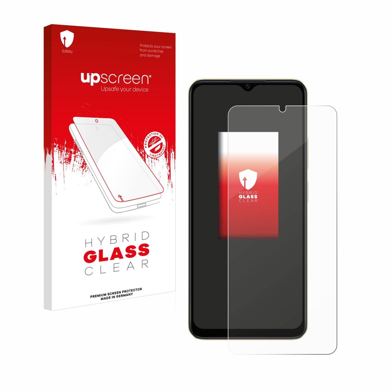 upscreen Hybrid Glas Panzer-Folie für Oppo