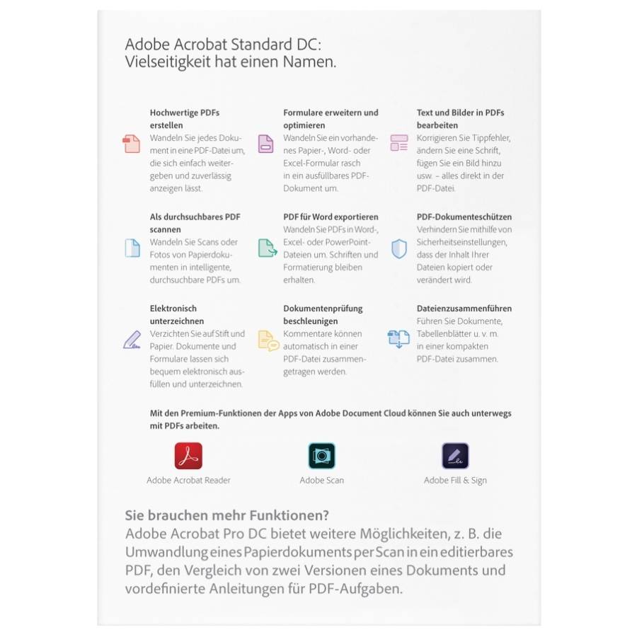 Acrobat Standard - 1 Jahr - Win/Mac