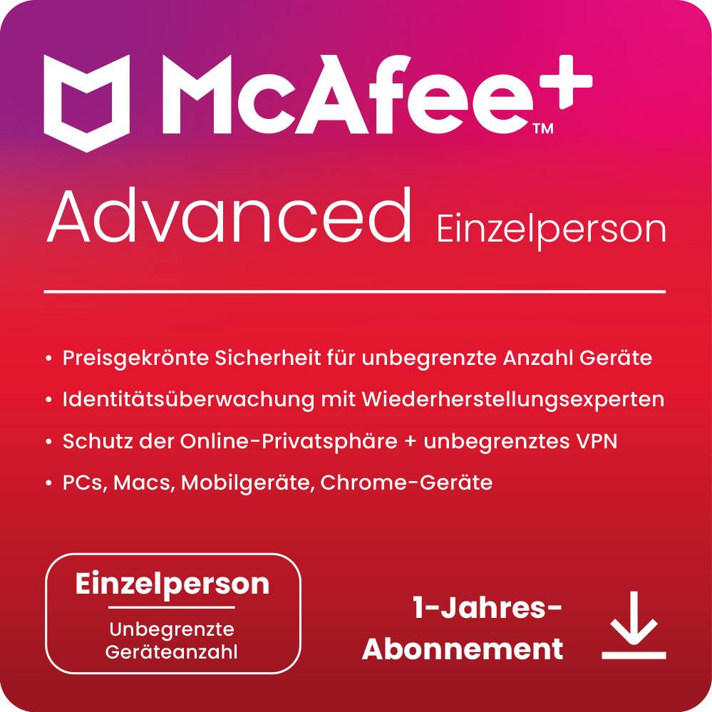Plus Advanced - Einzelne Geräte unbegrenzt - 1 Jahr