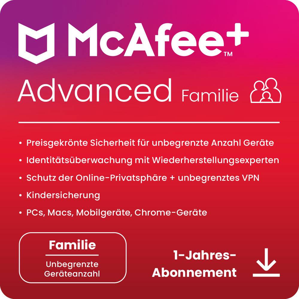 Plus Advanced - Family - Geräte unbegrenzt - 1 Jahr