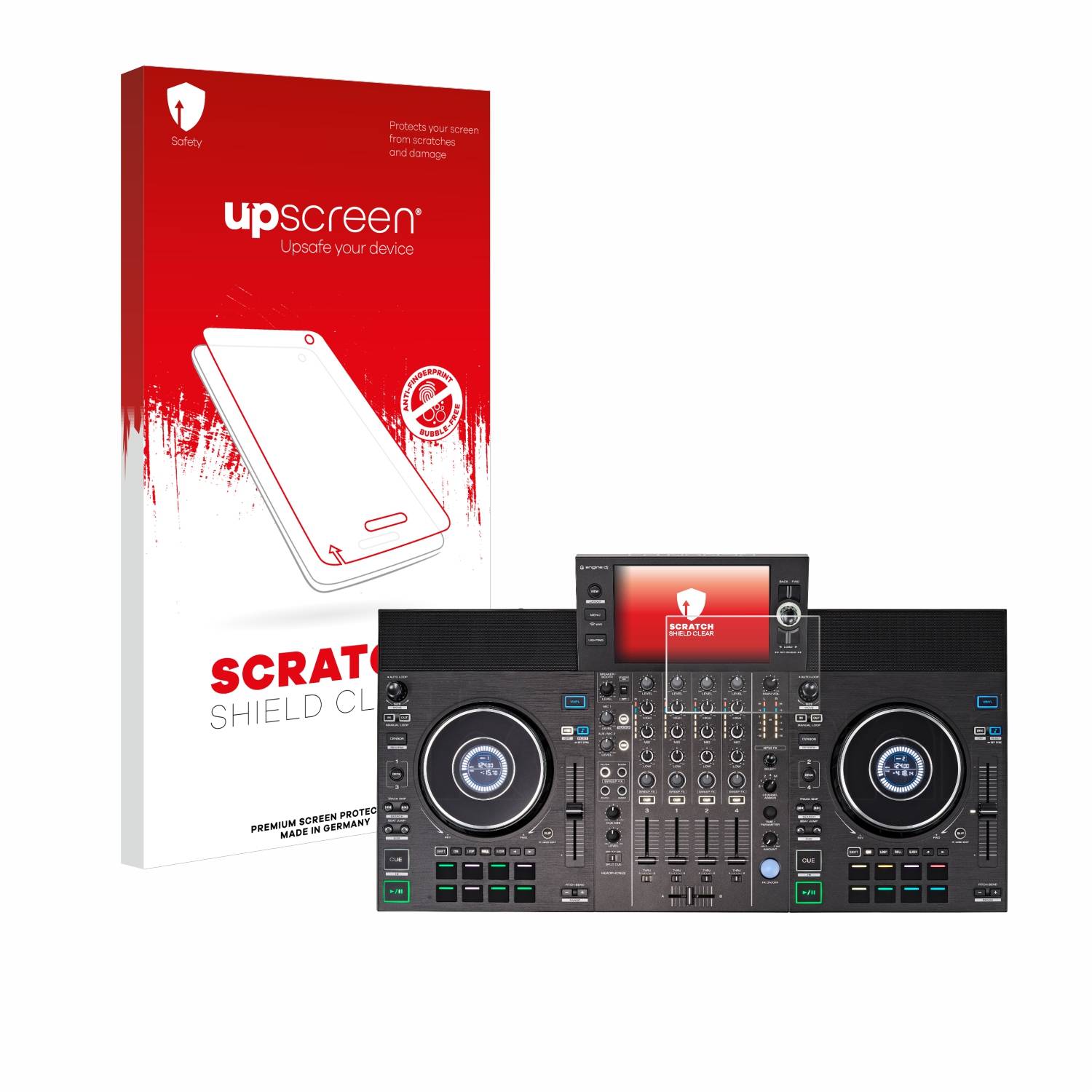 upscreen Scratch Shield Schutzfolie für Denon DJ SC LIVE 4