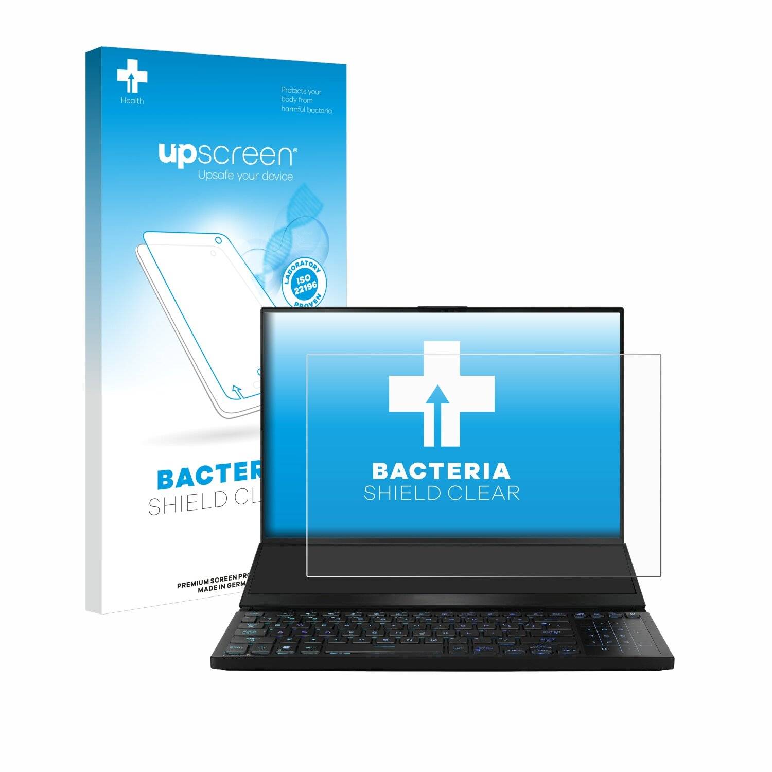 upscreen Bacteria Shield Schutzfolie für ASUS ROG Zephyrus Duo 16 2023 -