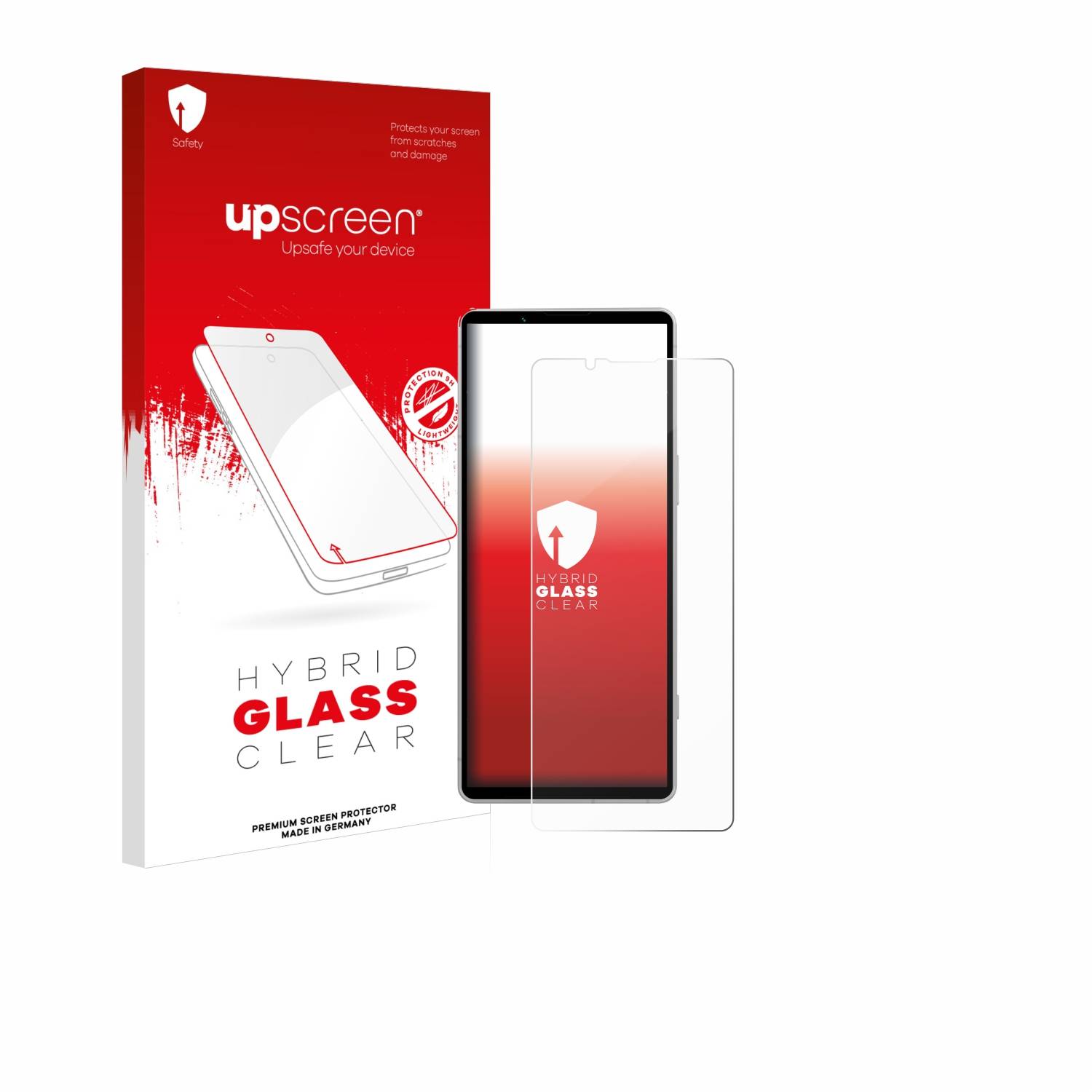 upscreen Hybrid Glas Panzer-Folie für Sony Xperia 5 V