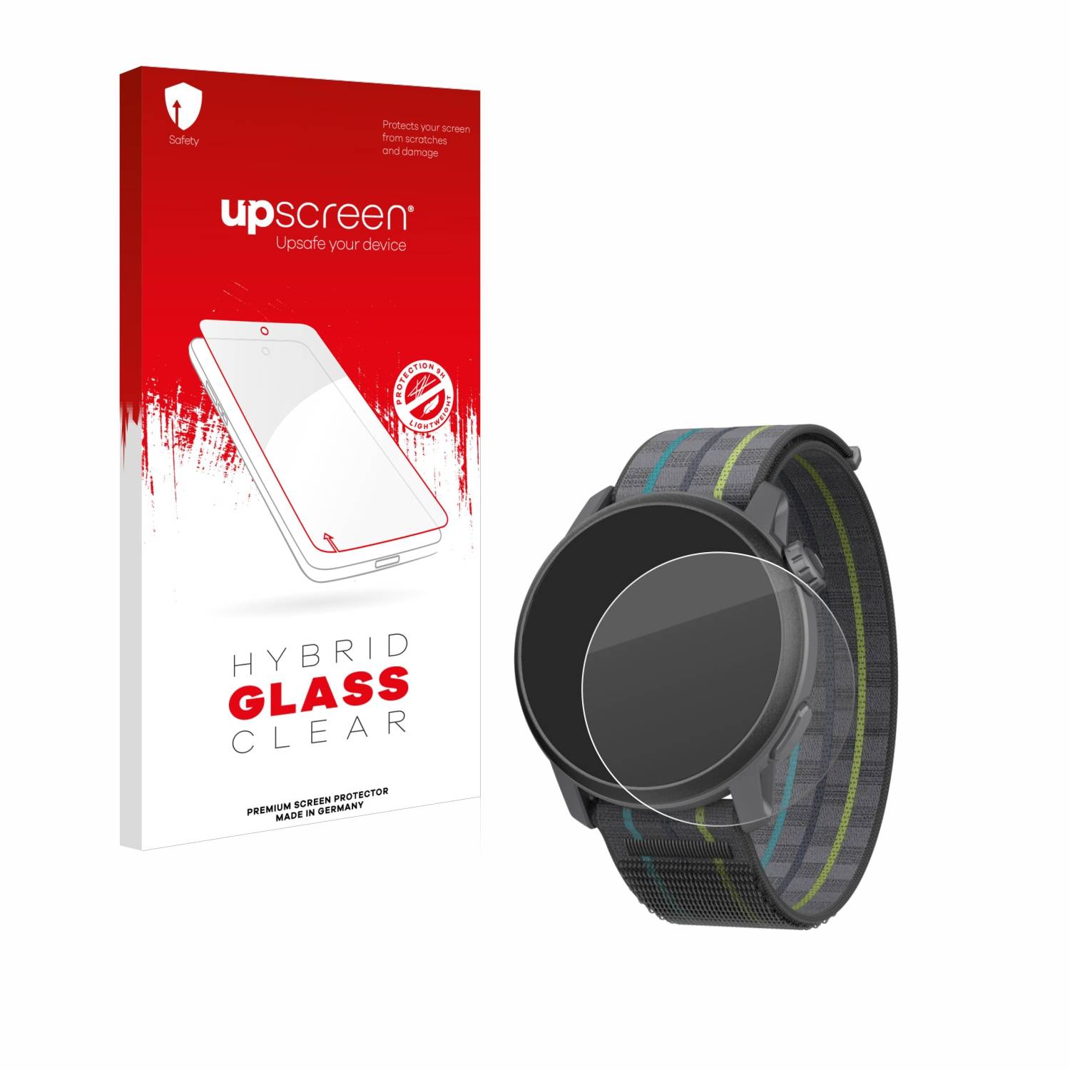 upscreen Hybrid Glas Panzer-Folie für Coros Pace 3