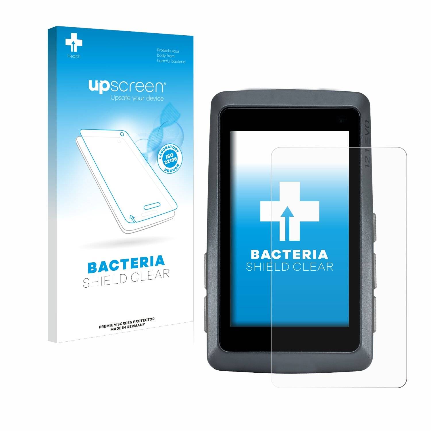 upscreen Bacteria Shield Schutzfolie für Sigma ROX 12.1 EVO -
