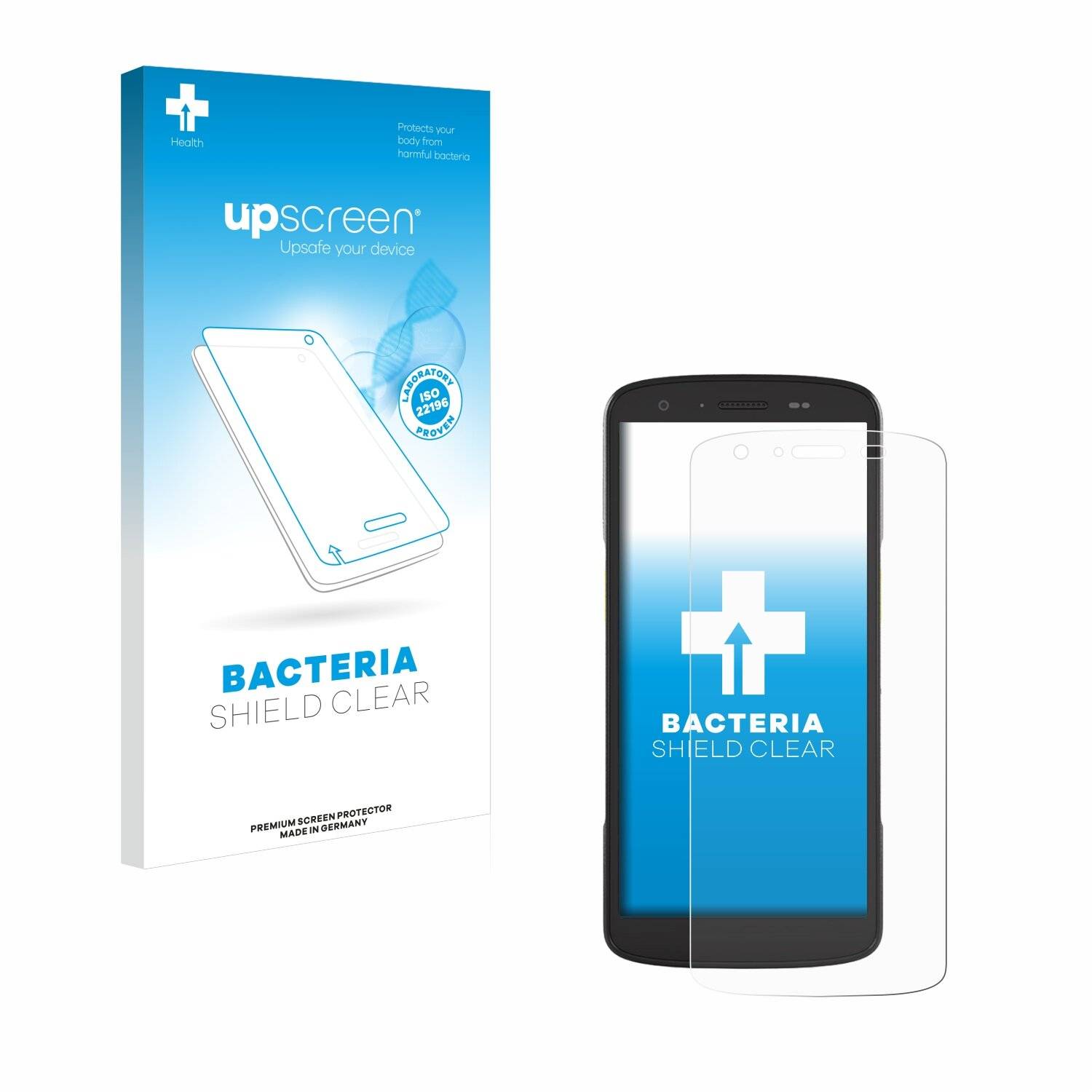 upscreen Bacteria Shield Schutzfolie für Zebra TC22 -