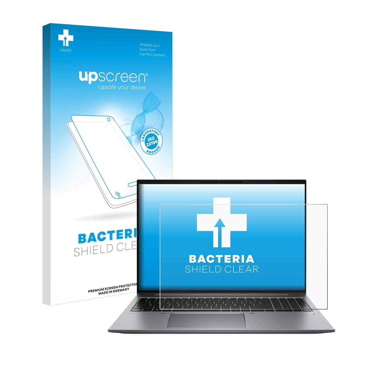 upscreen Bacteria Shield Schutzfolie für HP Zbook Firefly 16 G10 -