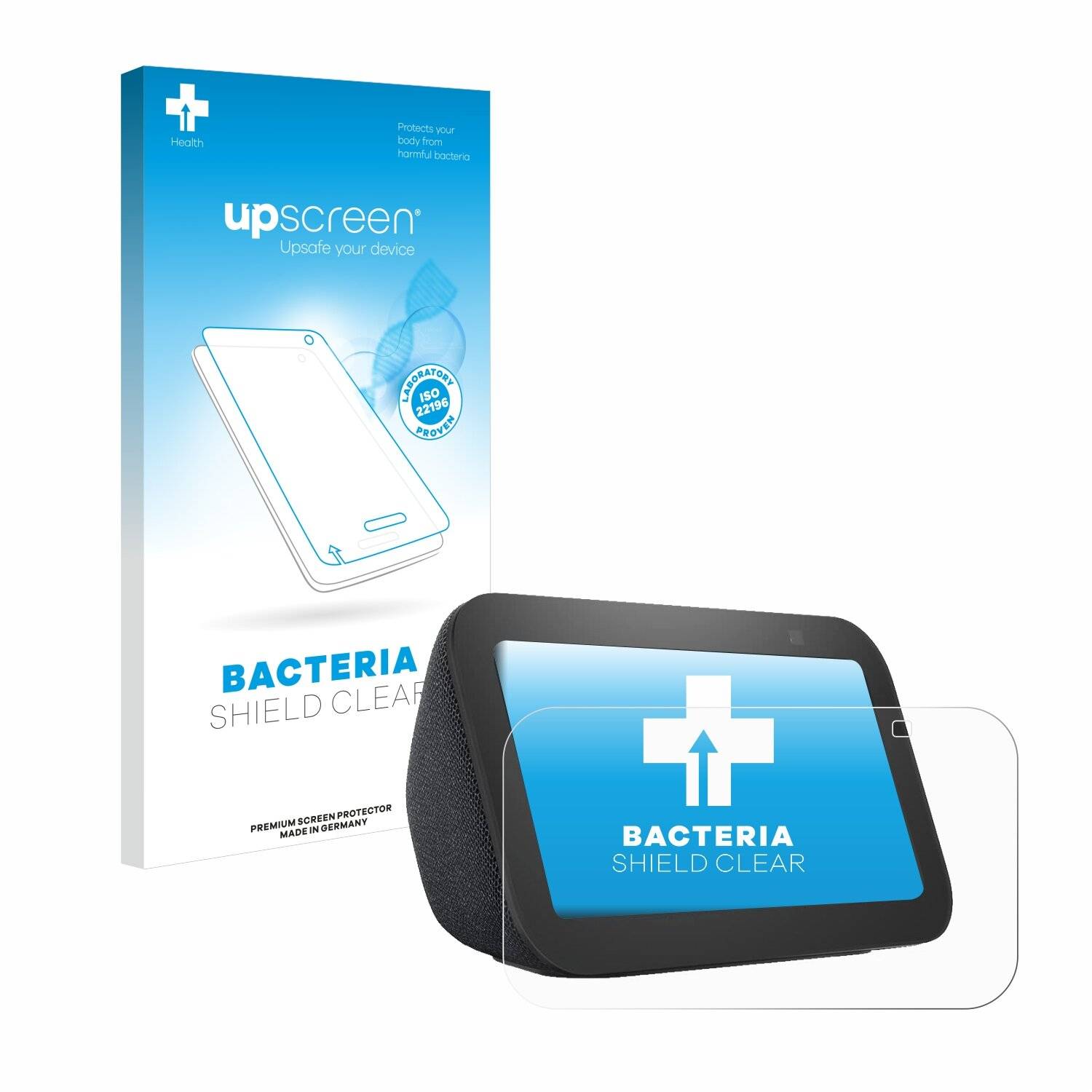 upscreen Bacteria Shield Schutzfolie für Amazon Echo Show 5 (3. Gen.) -