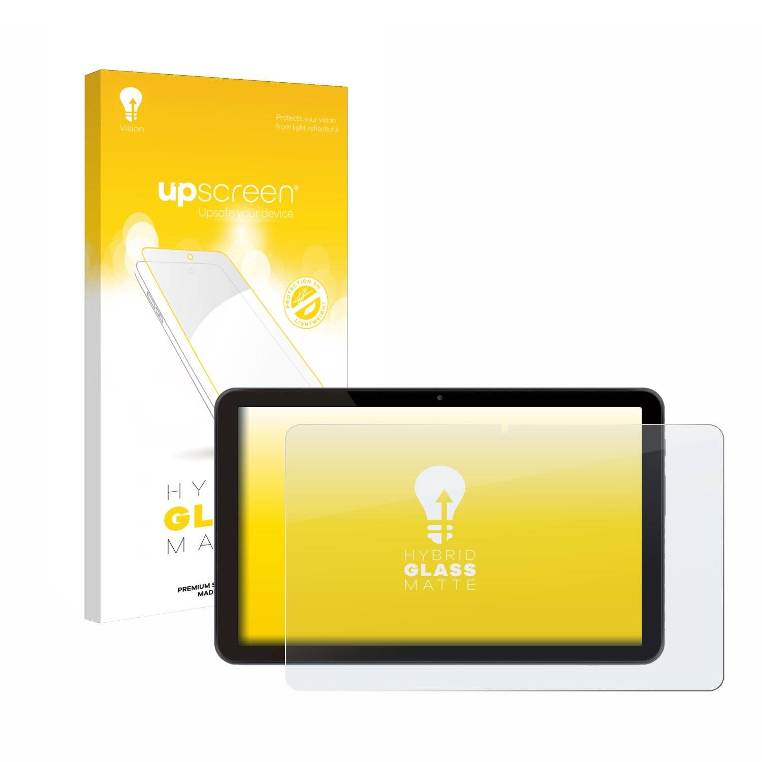 upscreen Hybrid Glas Matt Panzer-Folie für SPC Gravity 3 4G Senior