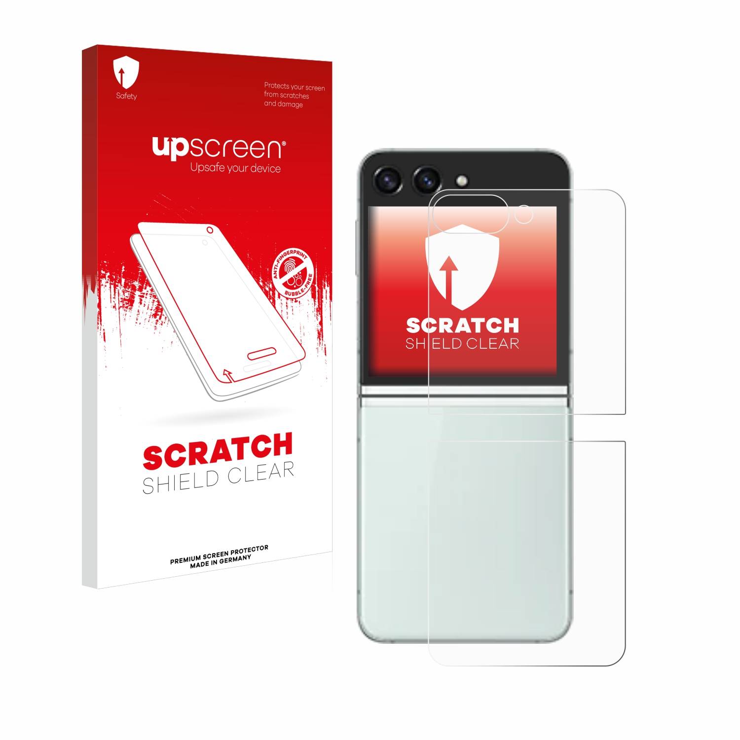 upscreen Scratch Shield Schutzfolie für Samsung Galaxy Z Flip 5 (Rückseite)