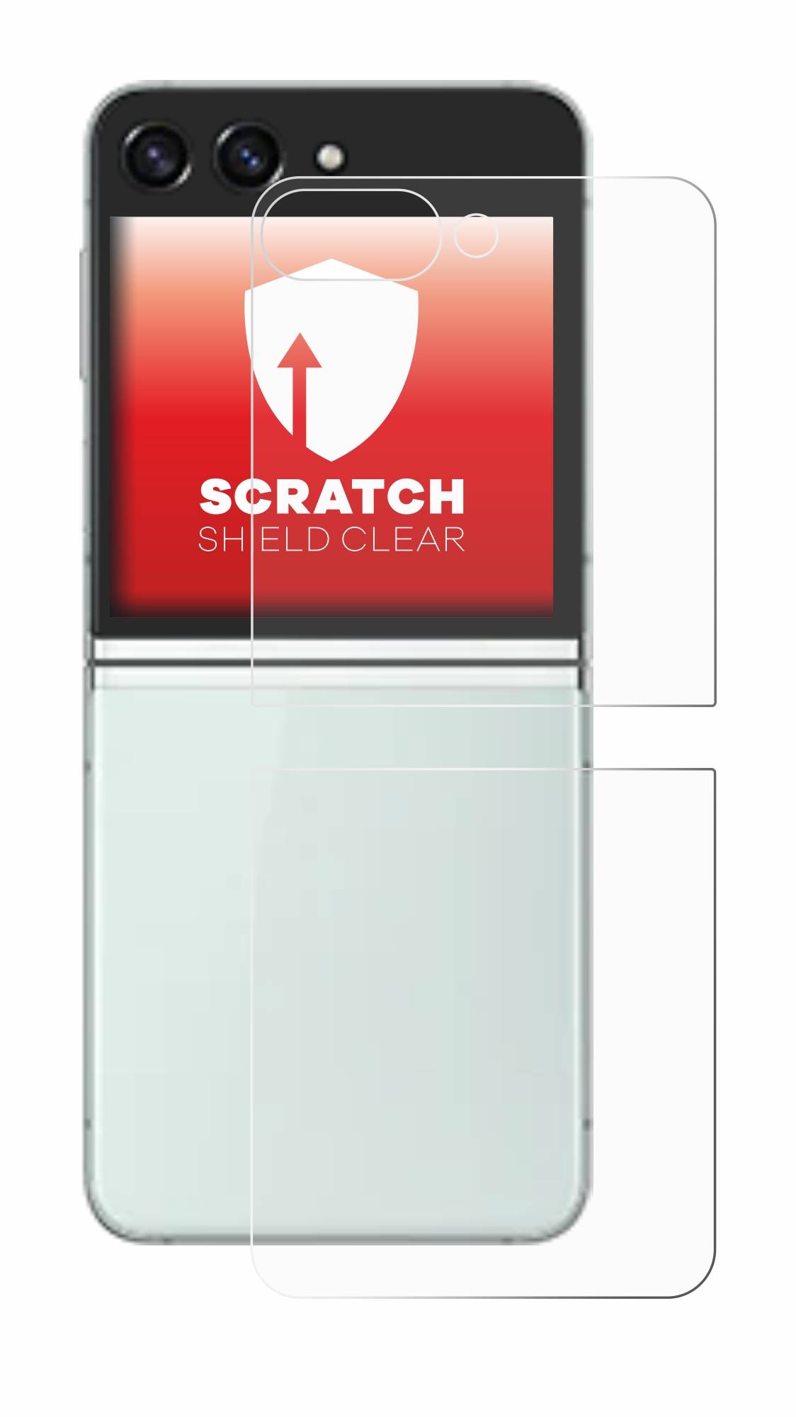 upscreen Scratch Shield Schutzfolie für Samsung Galaxy Z Flip 5 (Rückseite)