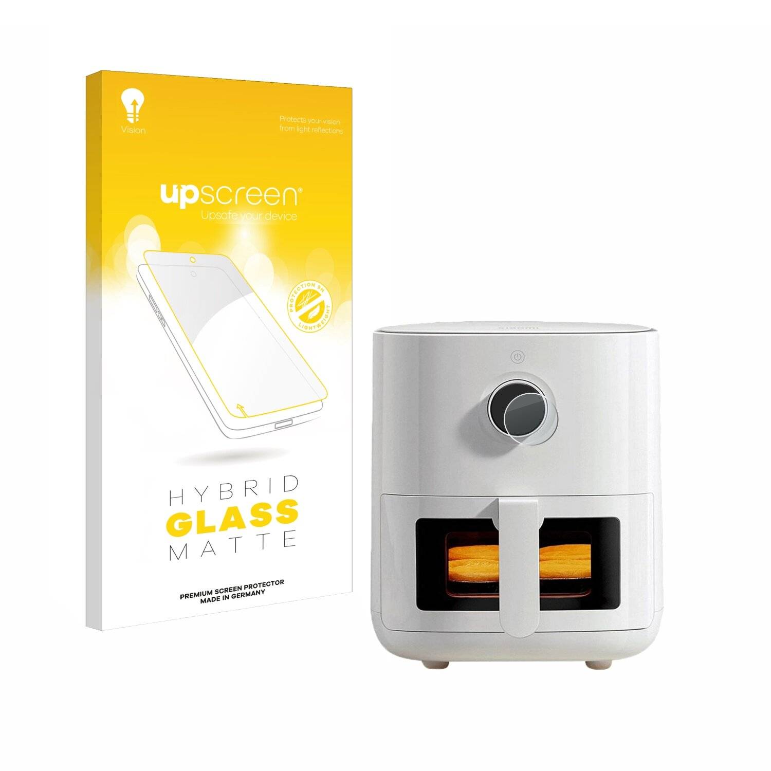 upscreen Hybrid Glas Matt Panzer-Folie für Xiaomi Mi Smart Airfryer