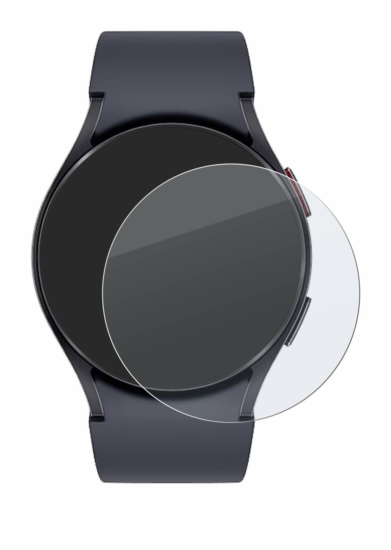 upscreen Hybrid Glas Matt Panzer-Folie für Samsung Galaxy Watch 6 (40 mm)