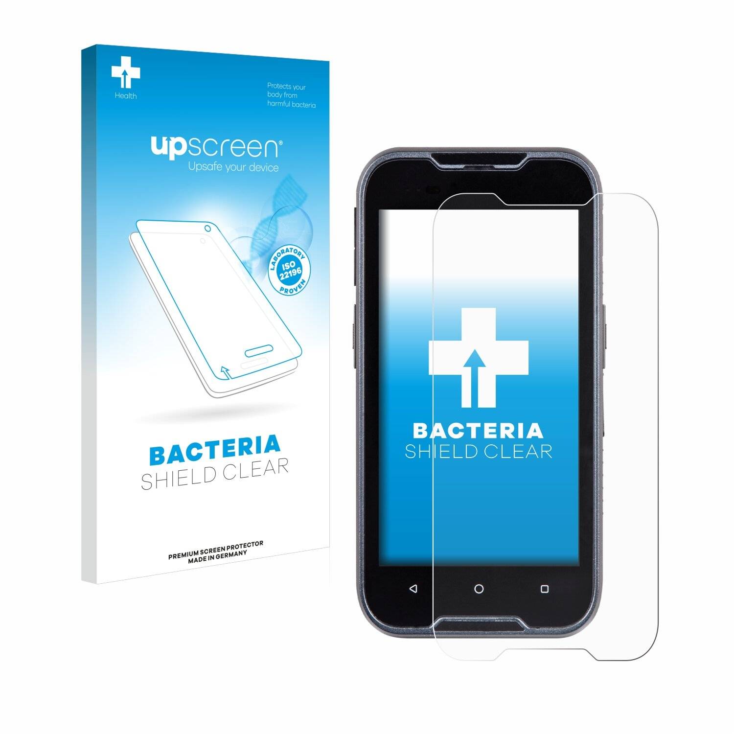upscreen Bacteria Shield Schutzfolie für Datalogic Memor 11 -
