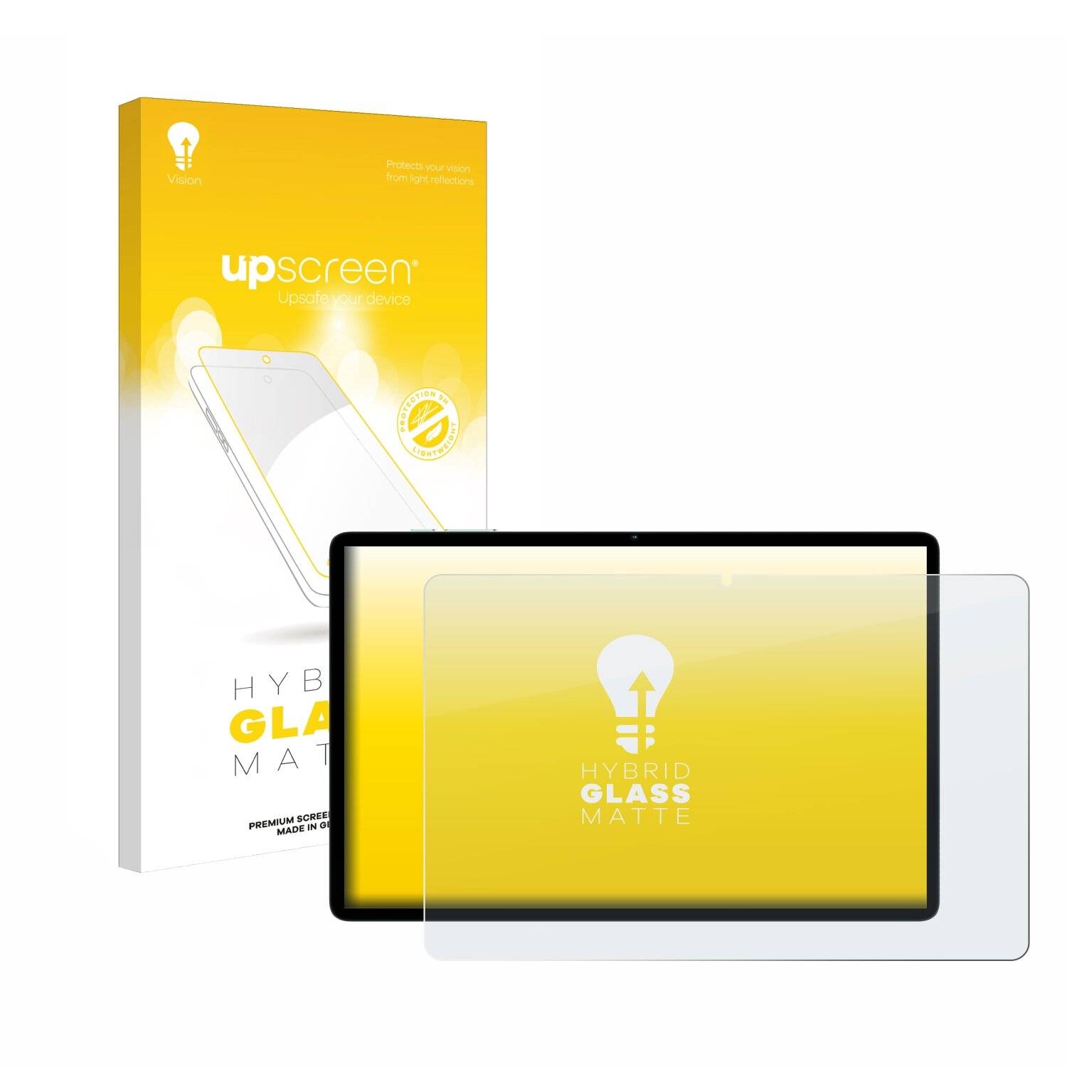 upscreen Hybrid Glas Matt Panzer-Folie für Teclast M50
