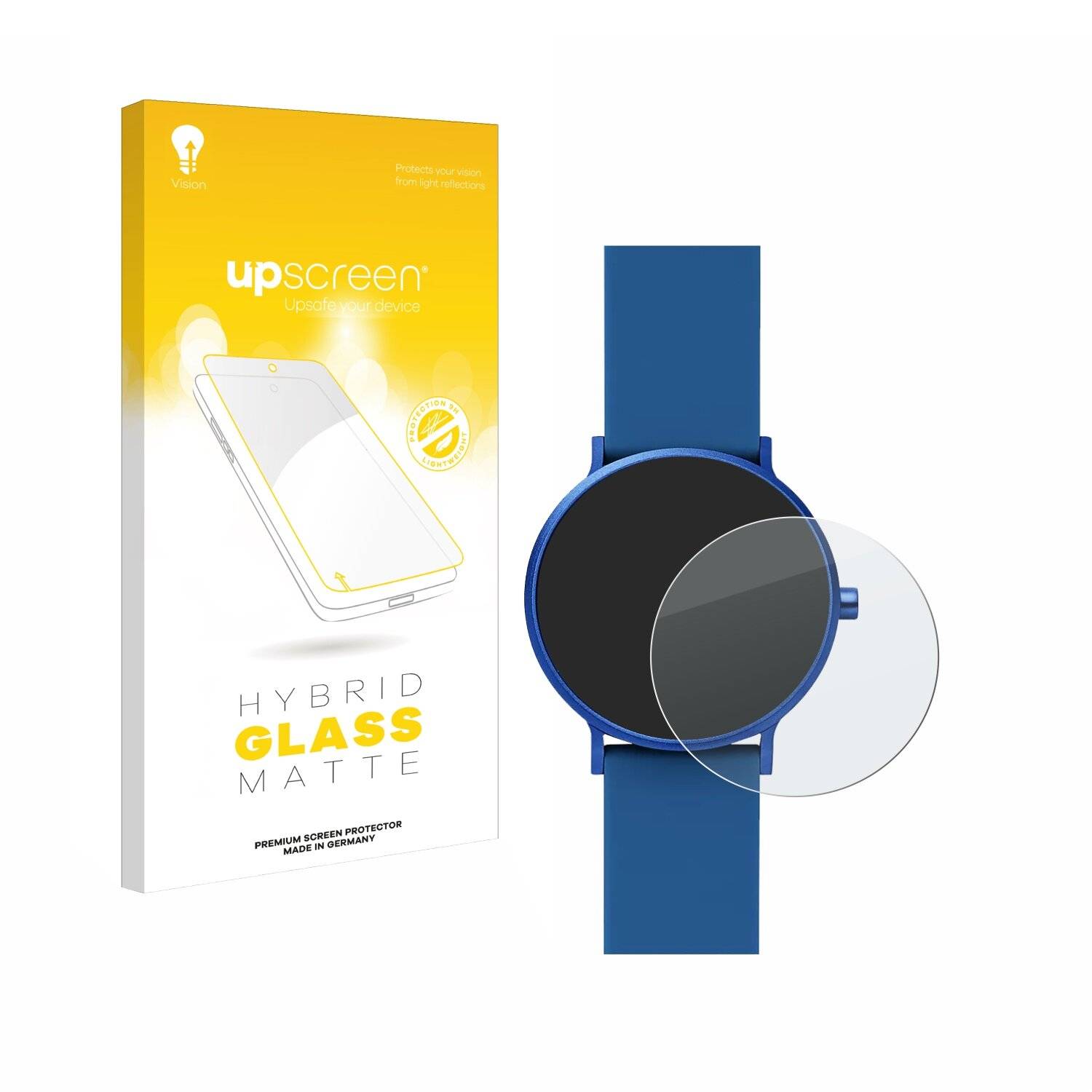 upscreen Hybrid Glas Matt Panzer-Folie für Skagen Aaren