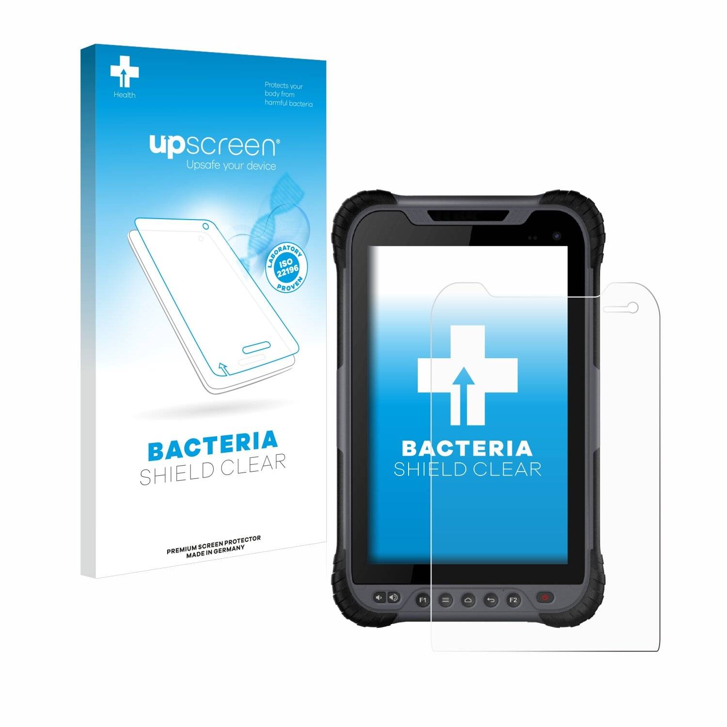 upscreen Bacteria Shield Schutzfolie für Stonex UT32 Rugged Tablet -