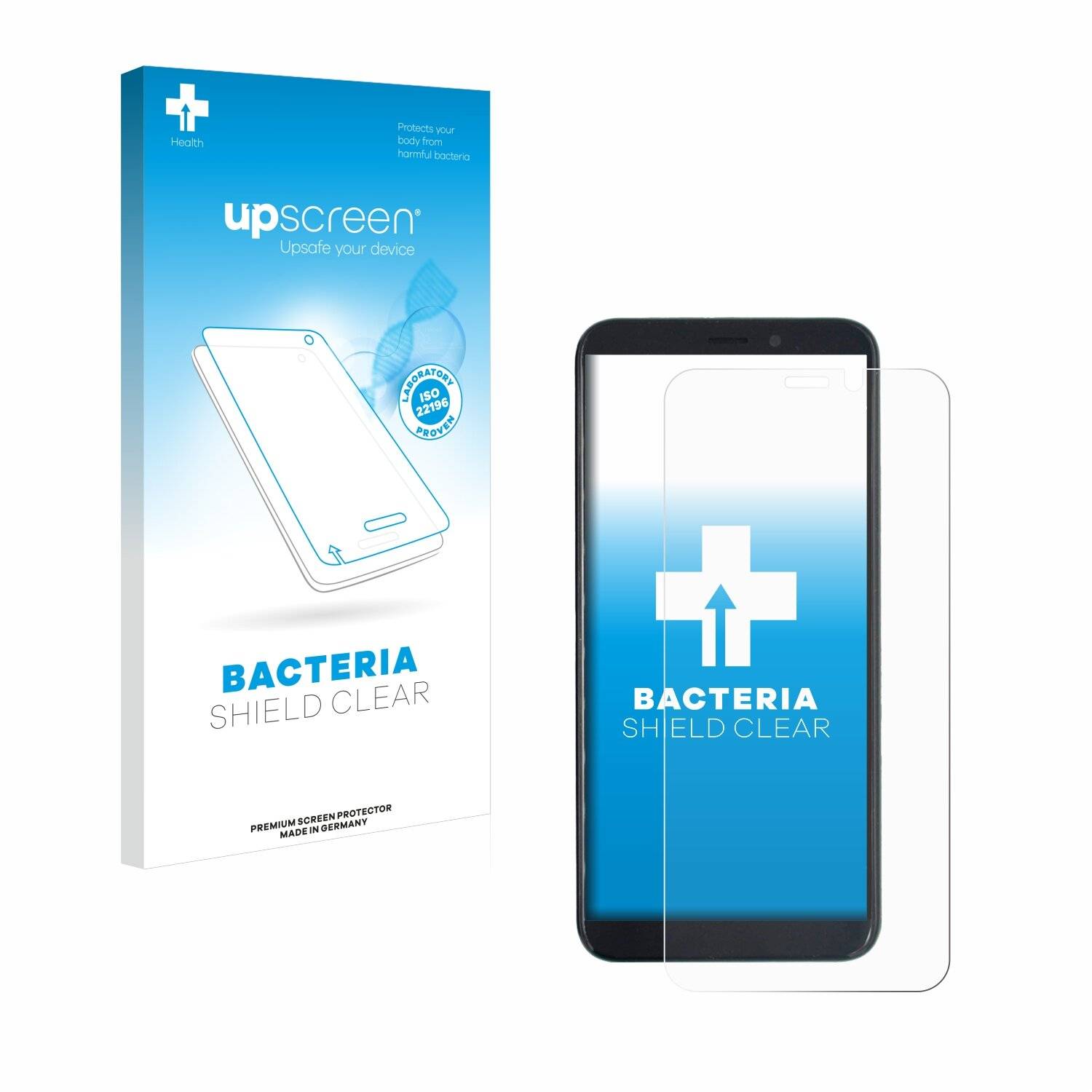 upscreen Bacteria Shield Schutzfolie für PINEPHONE Beta Edition -