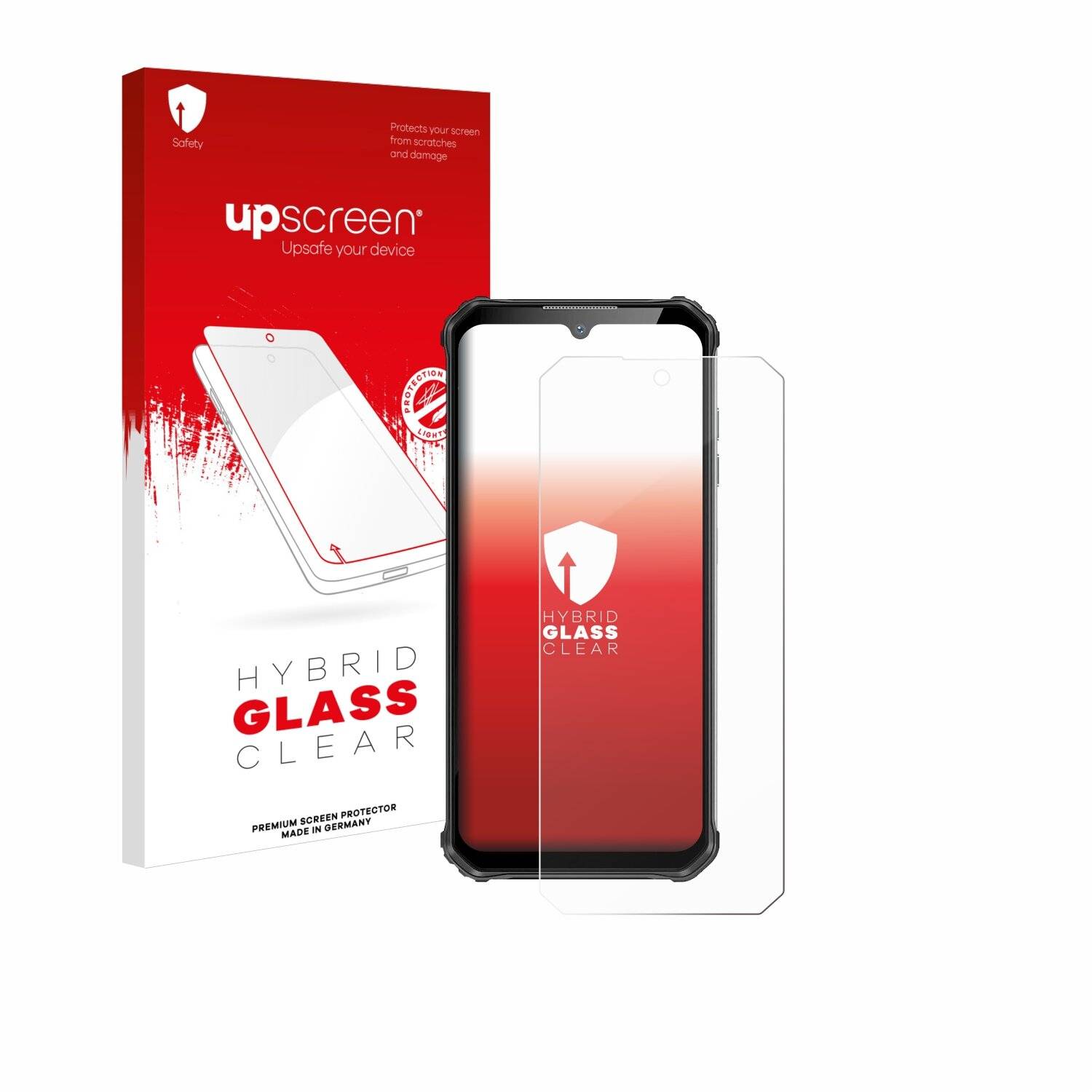 upscreen Hybrid Glas Panzer-Folie für Oukitel