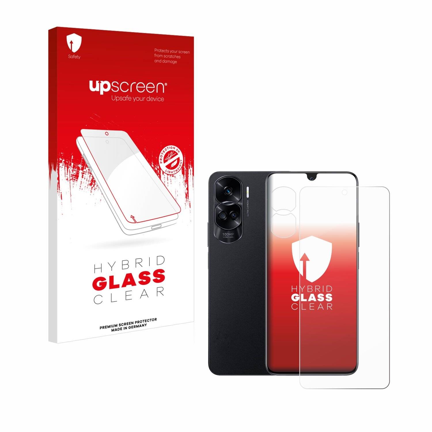 upscreen Hybrid Glas Panzer-Folie für Honor 90 Lite