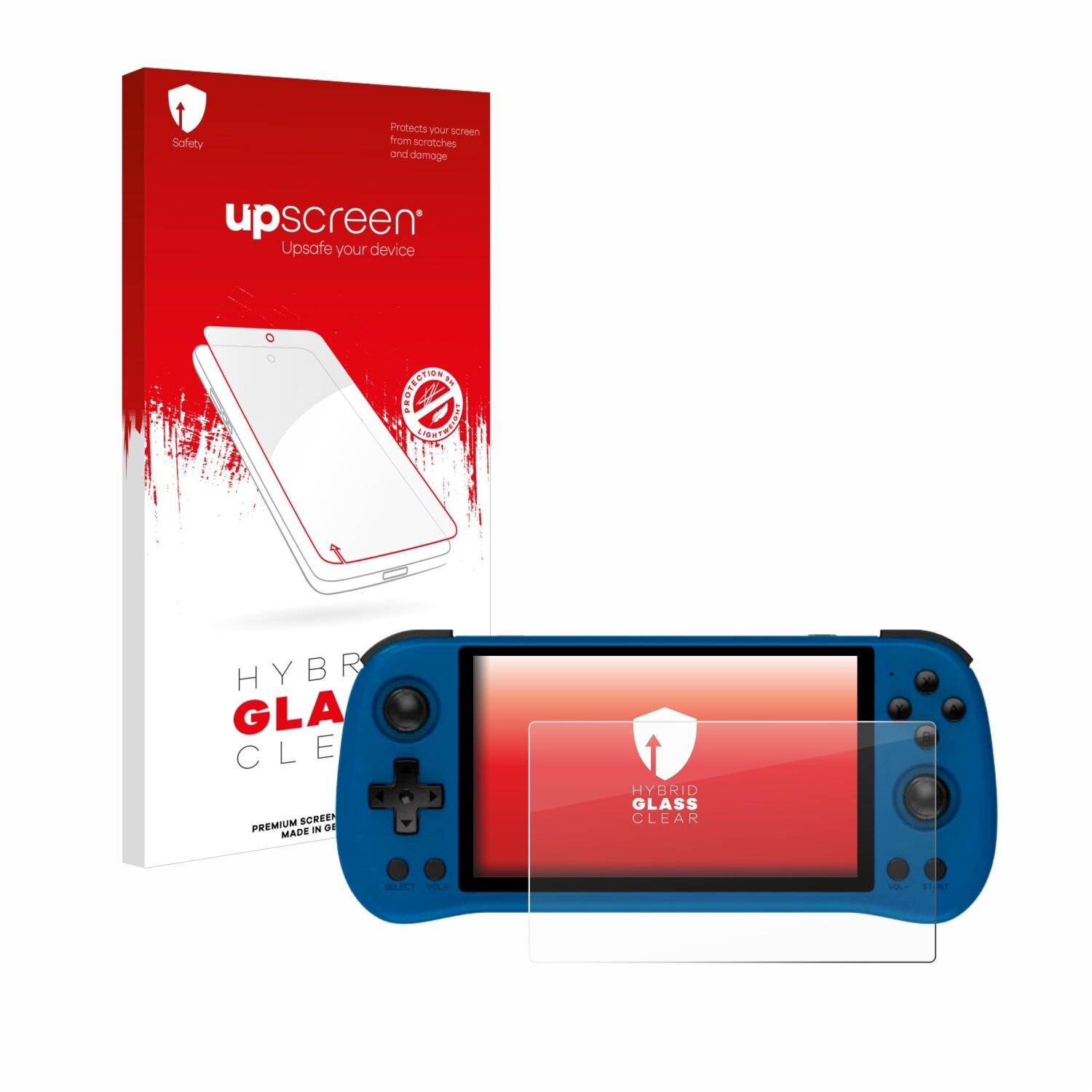 upscreen Hybrid Glas Panzer-Folie für Powkiddy