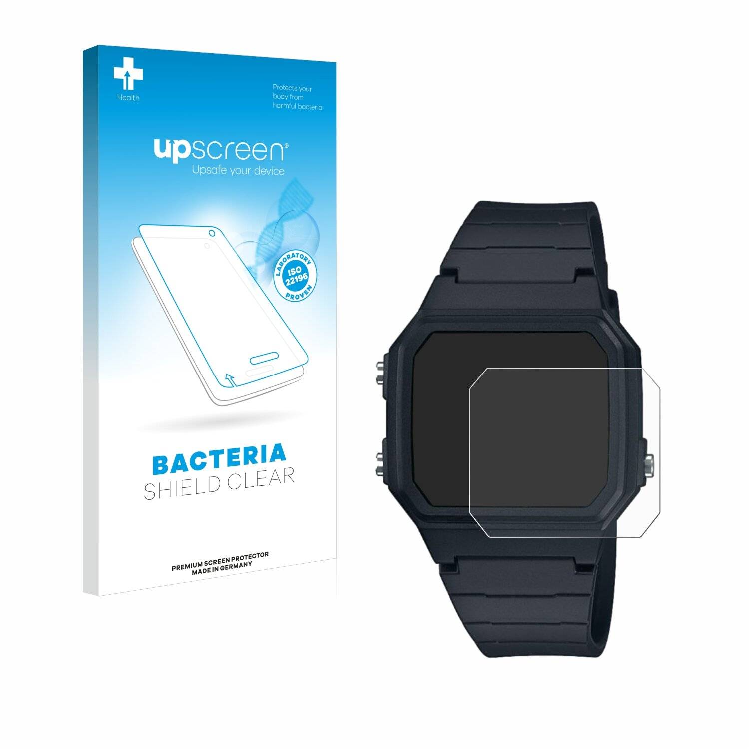 upscreen Bacteria Shield Schutzfolie für Casio W-217H-1AVCF -
