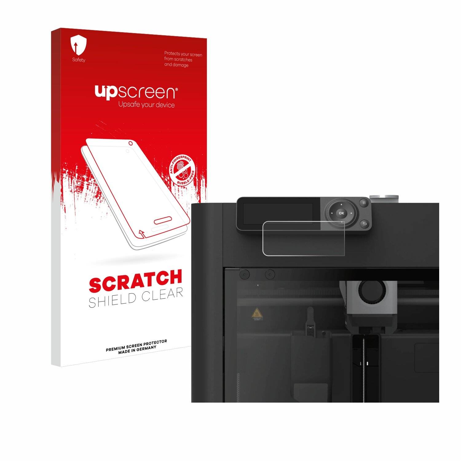 upscreen Scratch Shield Schutzfolie für Bambu Lab P1S 3D