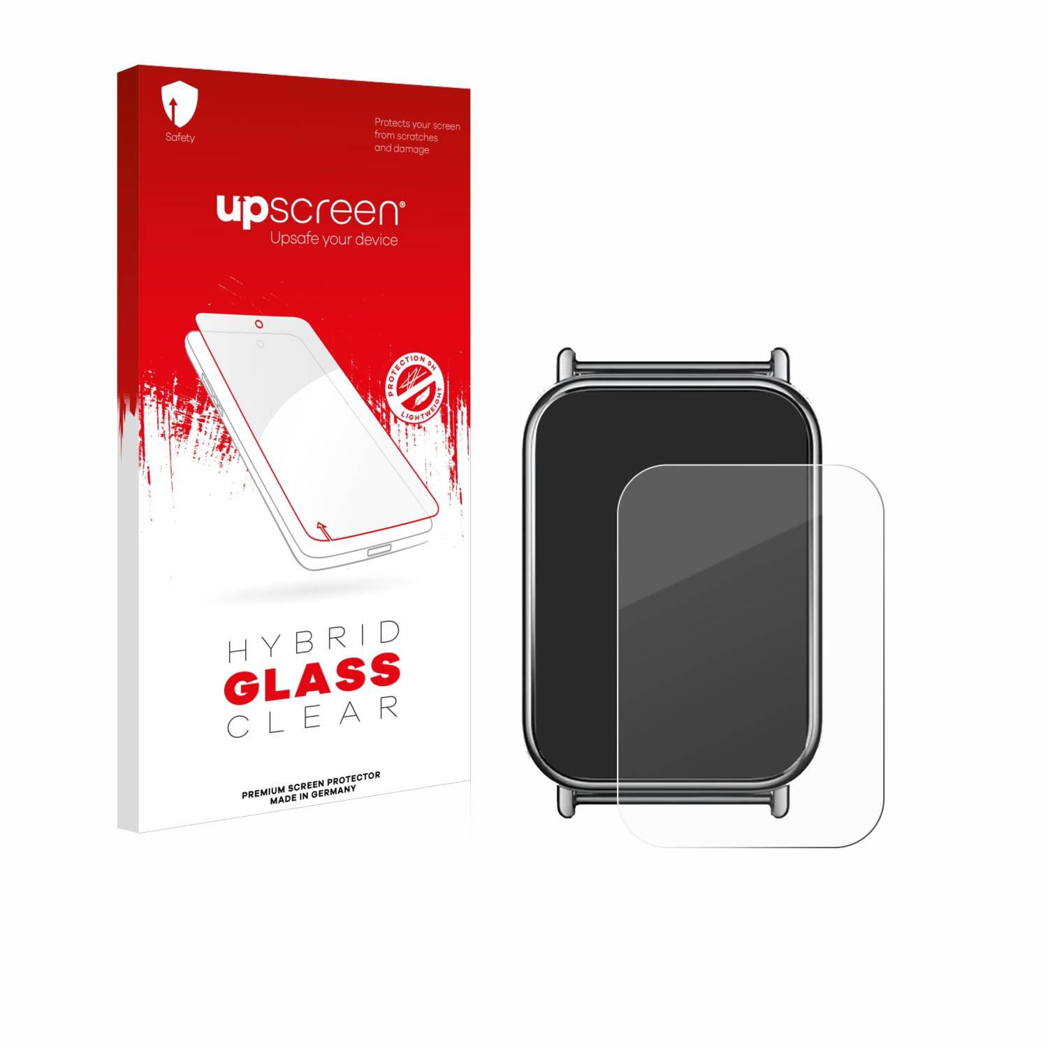 upscreen Hybrid Glas Panzer-Folie für Xiaomi Mi Band 8 Pro