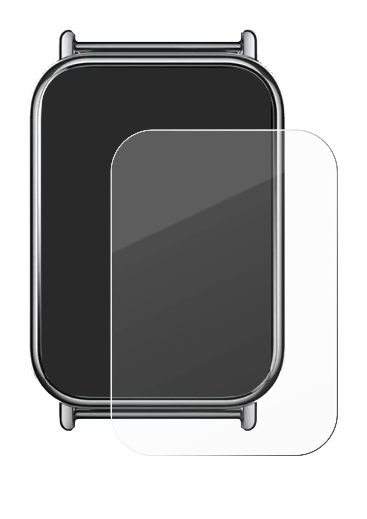 upscreen Hybrid Glas Panzer-Folie für Xiaomi Mi Band 8 Pro