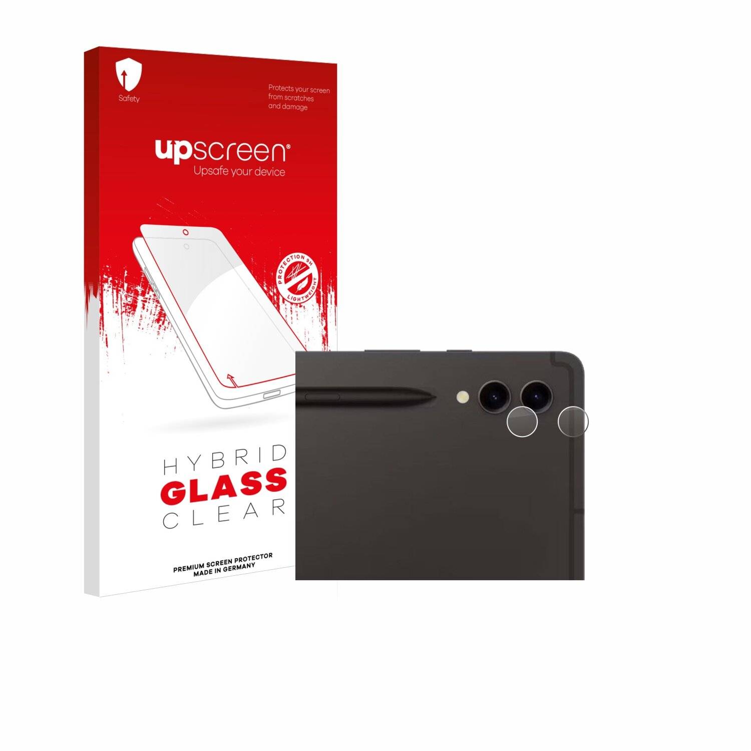 upscreen Hybrid Glas Panzer-Folie für Samsung Galaxy Tab S9 Ultra 5G (NUR