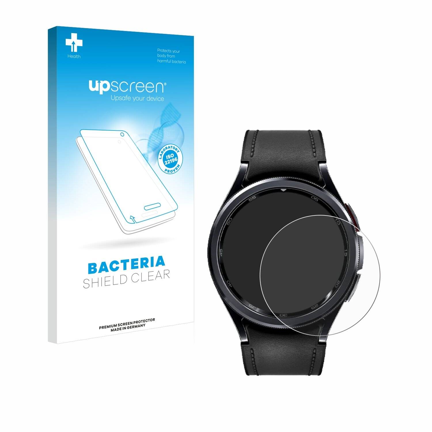 upscreen Bacteria Shield Schutzfolie für Samsung Galaxy Watch 6 Classic (47 mm) -
