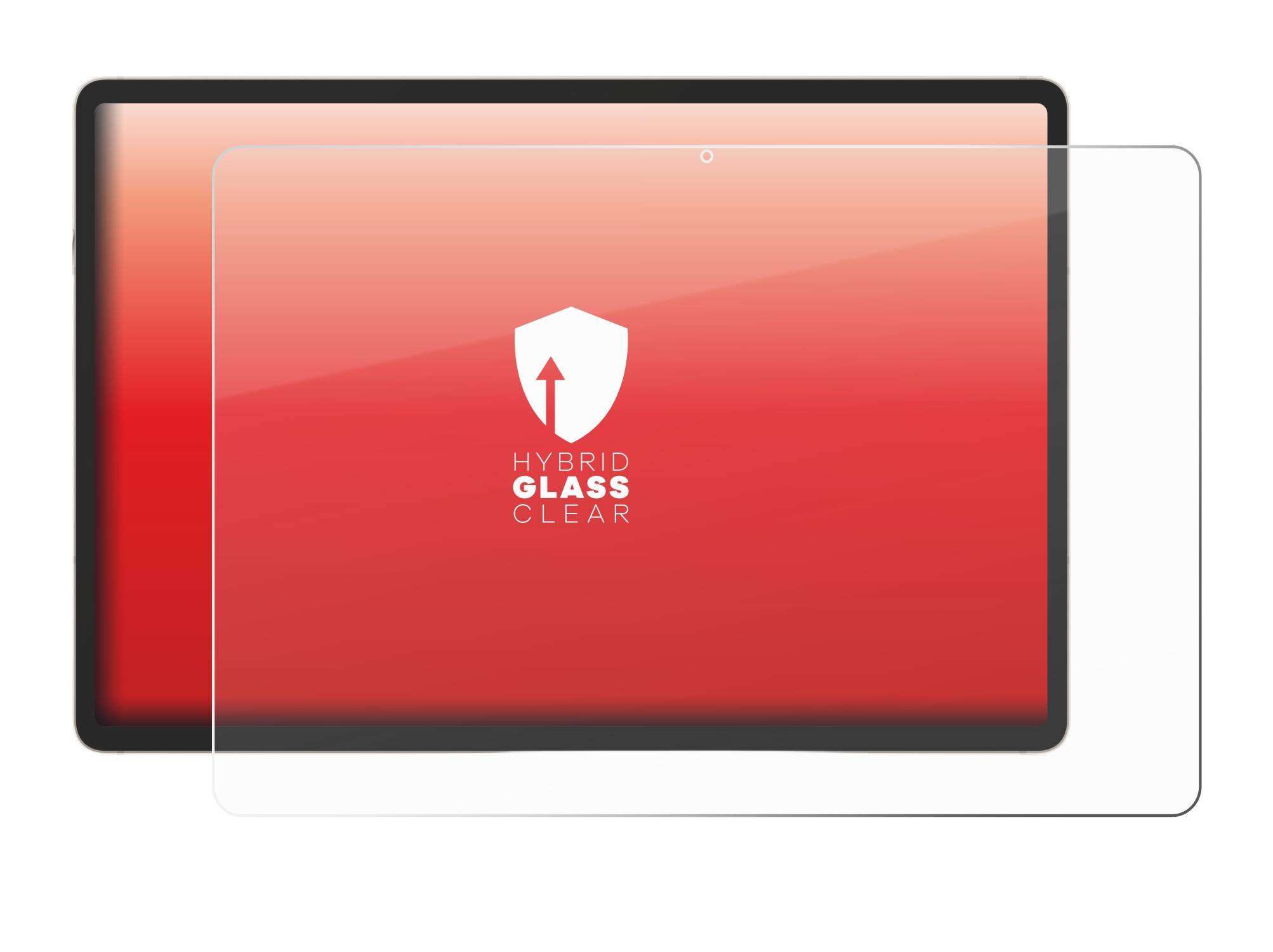 upscreen Hybrid Glas Panzer-Folie für Samsung Galaxy Tab S9 Plus WiFi