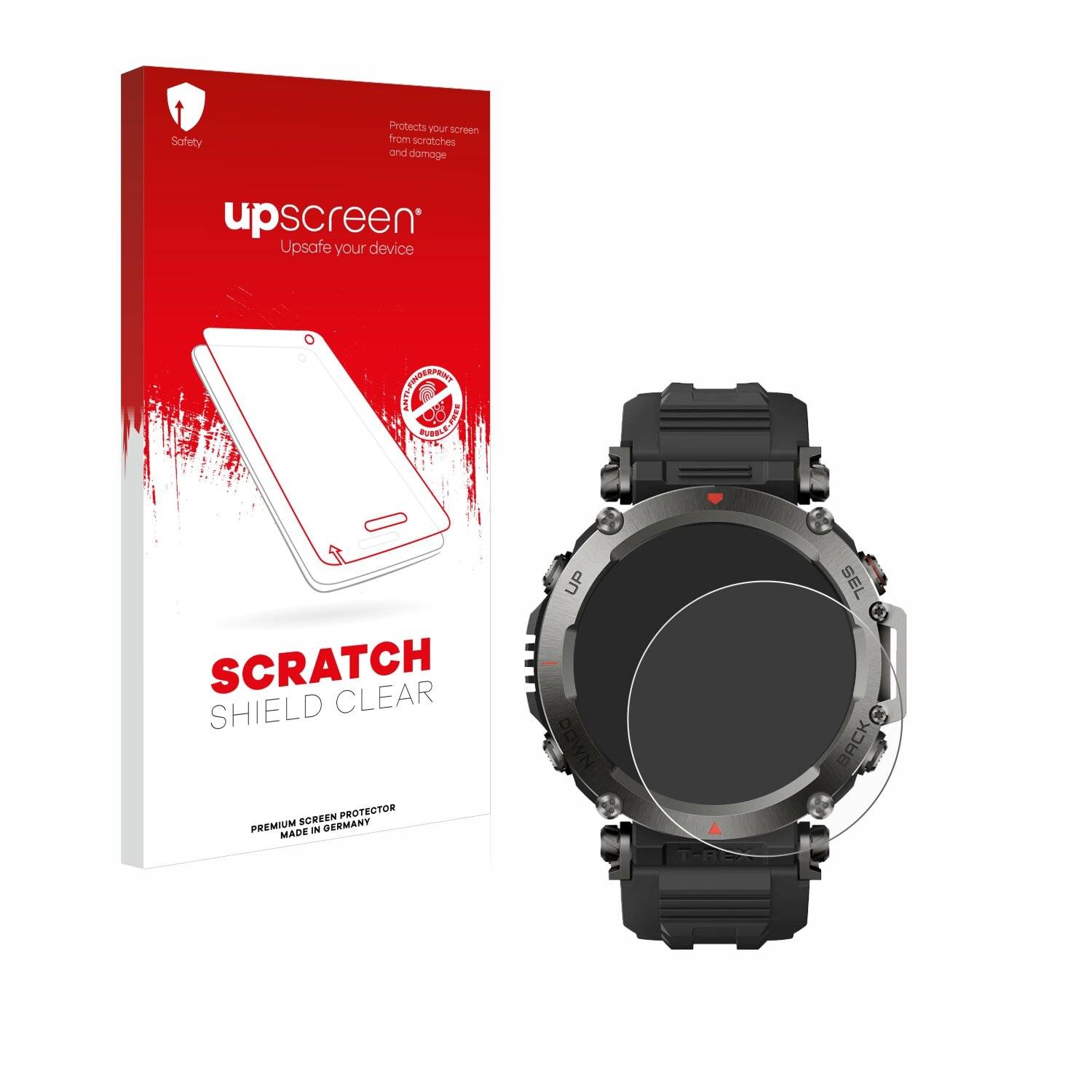 upscreen Scratch Shield Schutzfolie für Huami Amazfit T-Rex