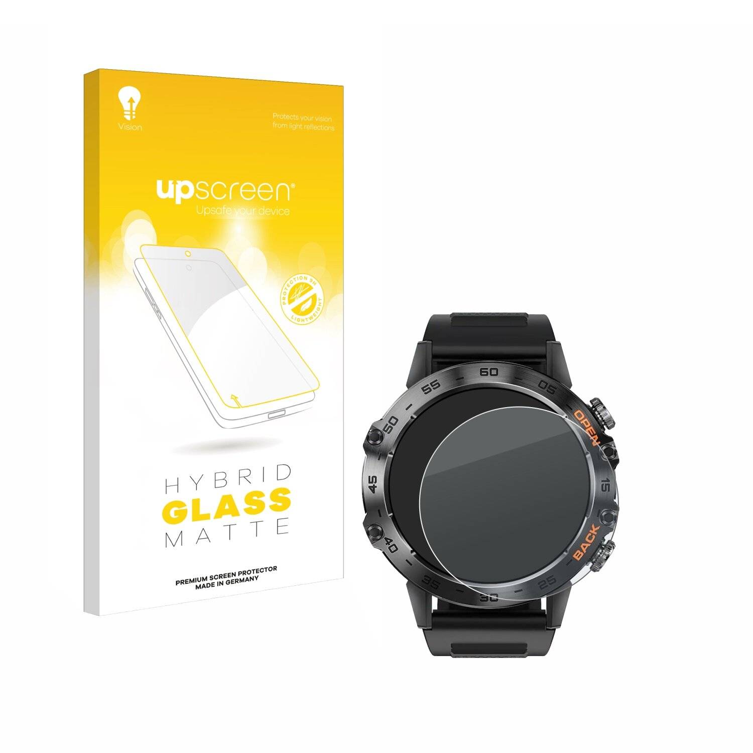 upscreen Hybrid Glas Matt Panzer-Folie für LIGE BW1846A