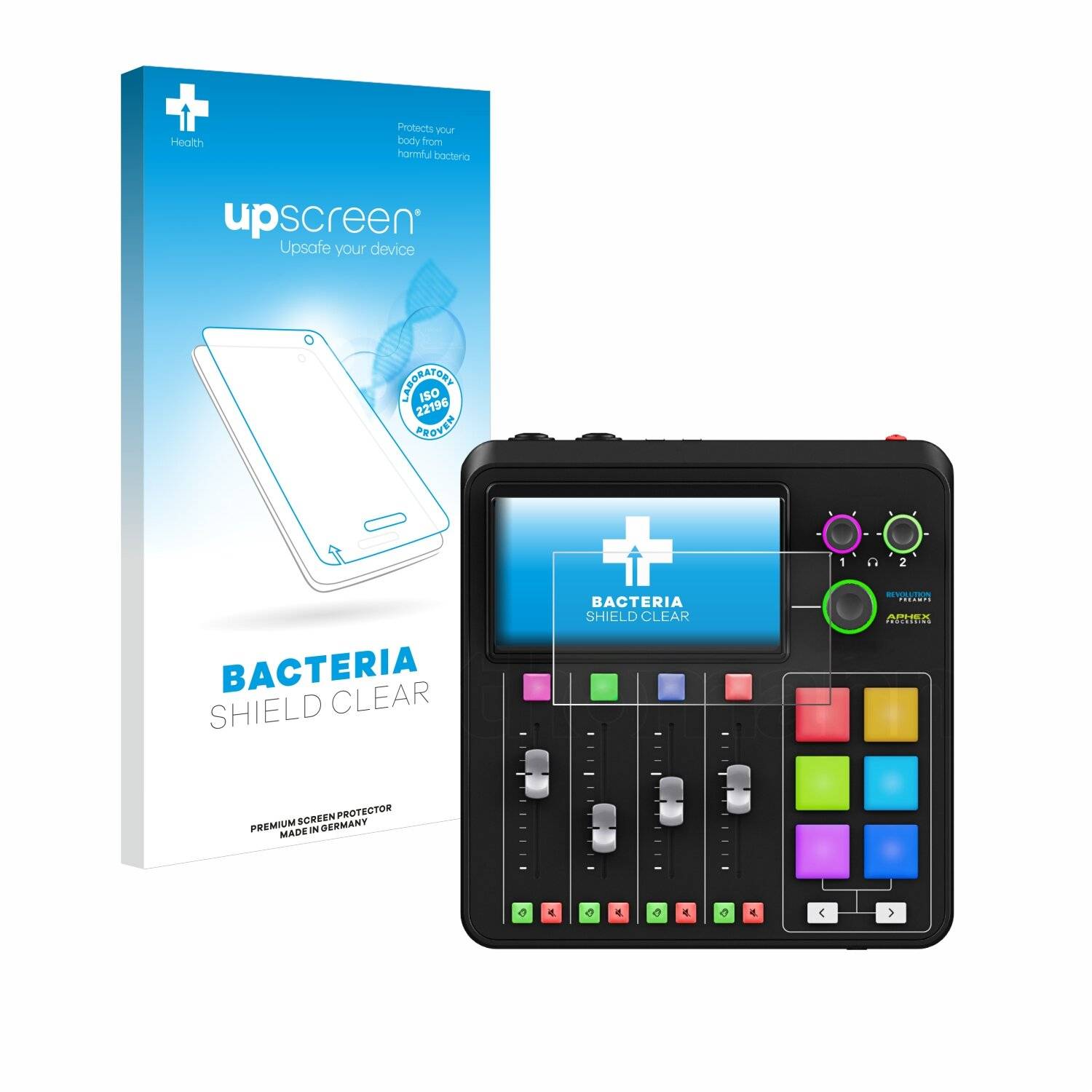 upscreen Bacteria Shield Schutzfolie für Rode Rodecaster Duo -
