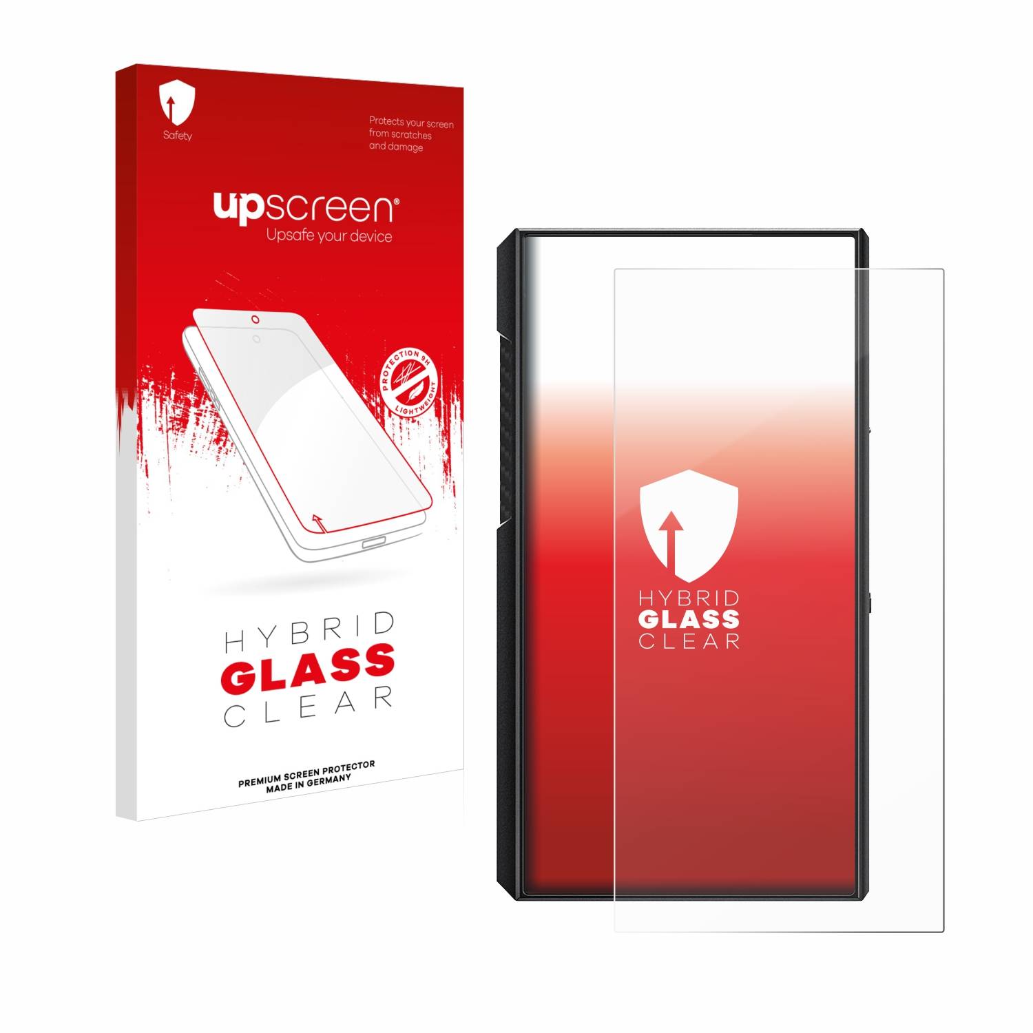 upscreen Hybrid Glas Panzer-Folie für FiiO M11 Plus